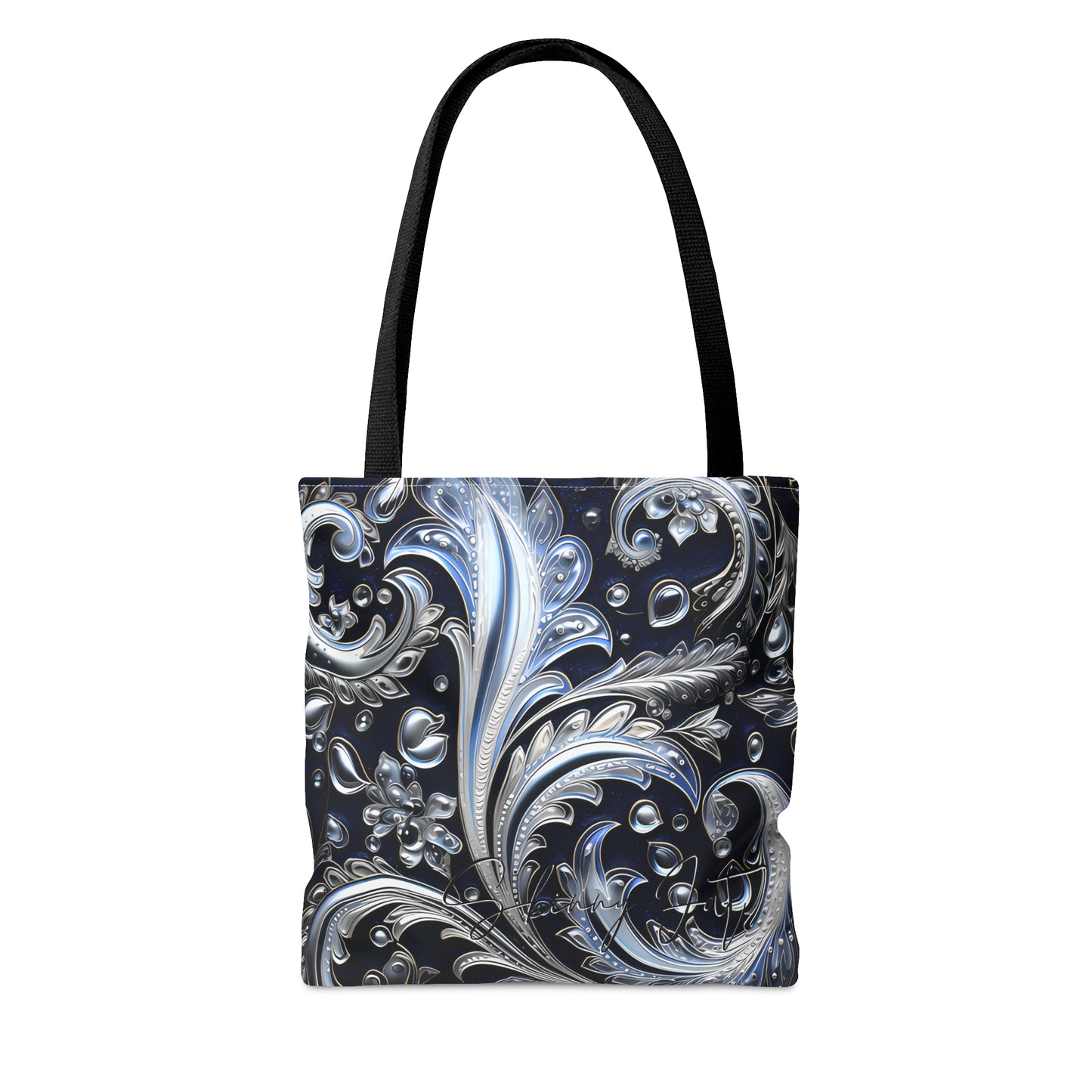 shoppers tote bag purple blue regal paisley inspired Watercolour design abstract art tote bag creative fashion gift for teen artist fashion