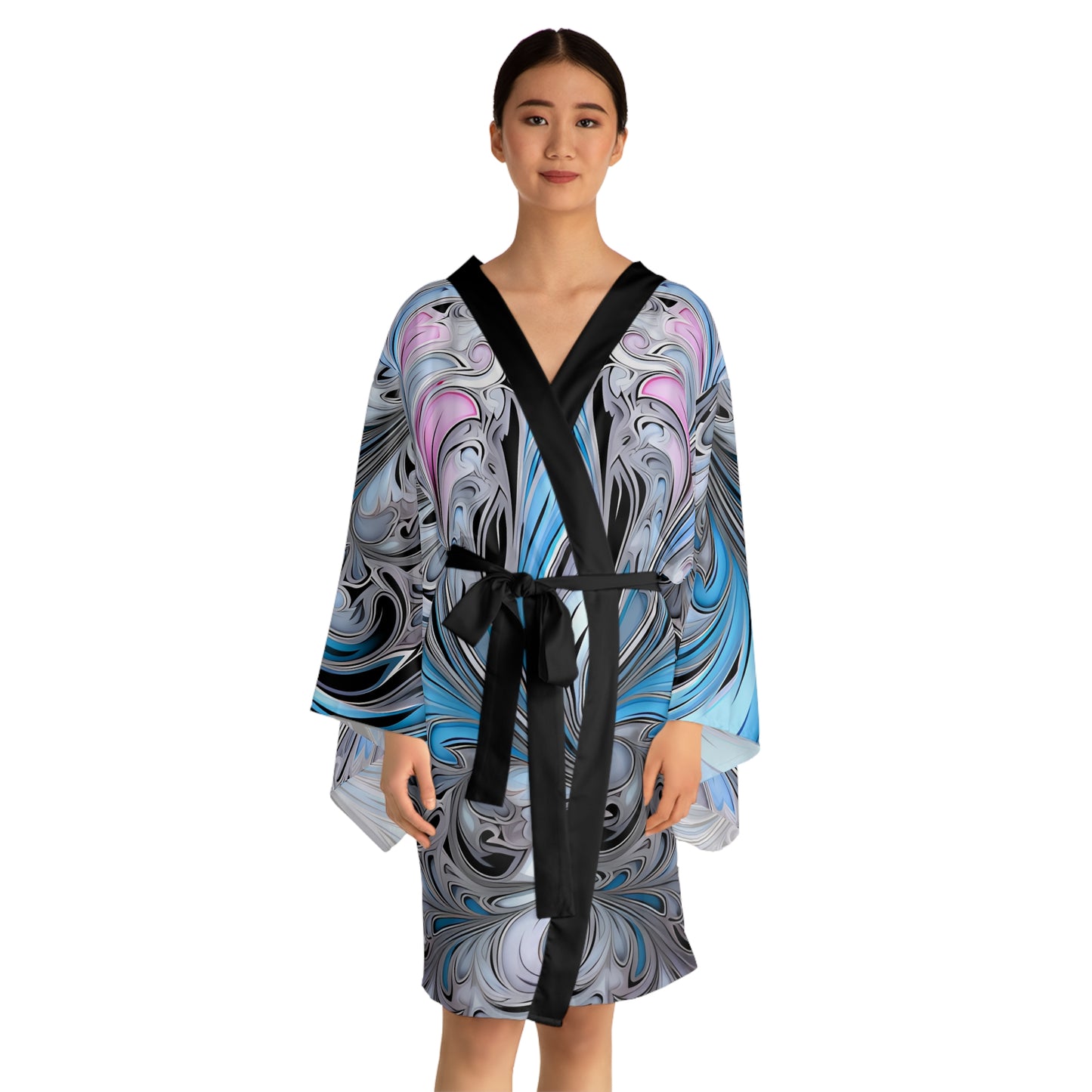 Womens kimono comfortable breathable paisley design leisure wear Spring kimono love of a regal spring Feminine wear casual womens wear