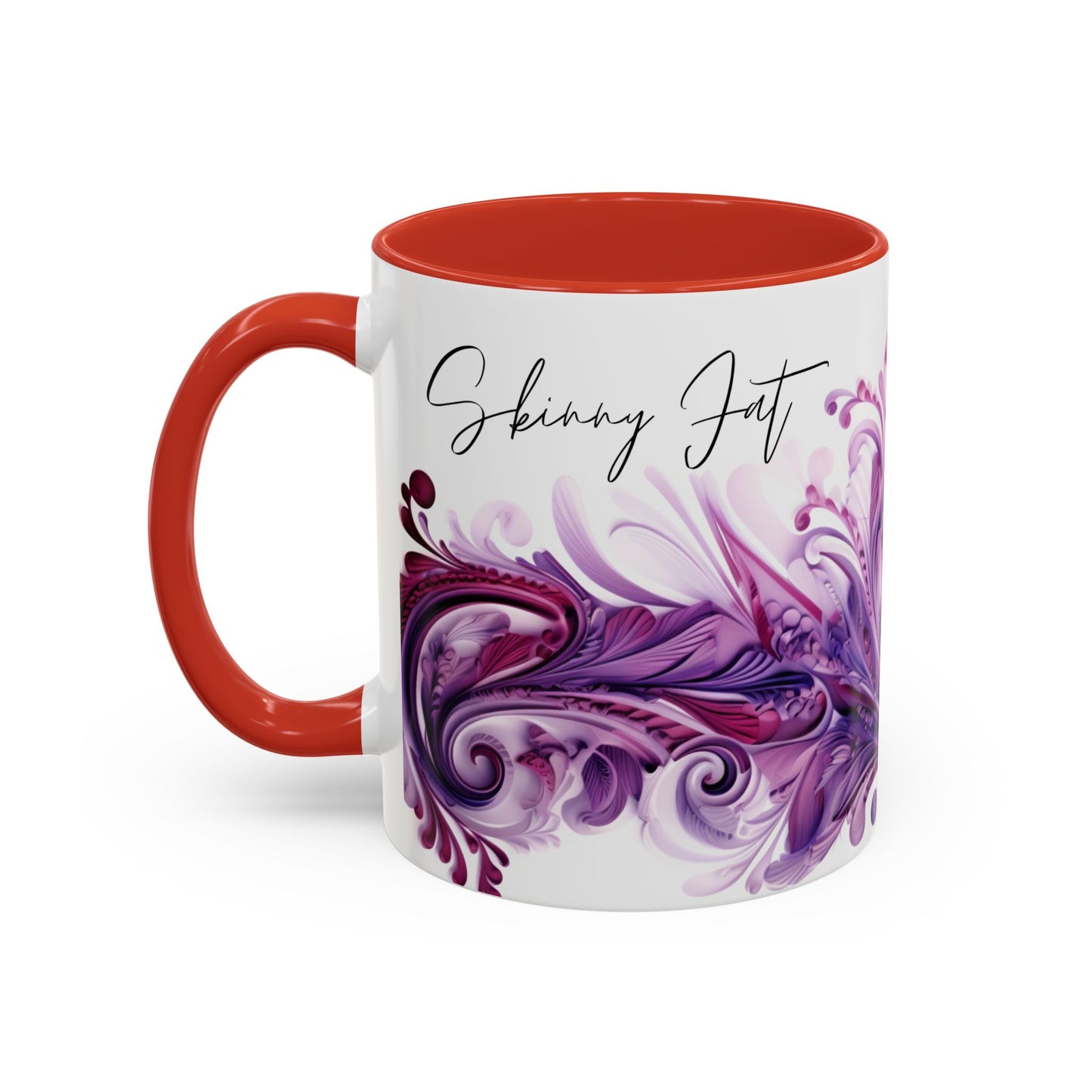 Coffee mug Paisley print ceramic Hot beverage casual soup cup keep the caffeine life alive with a morning drink of coffee regal style