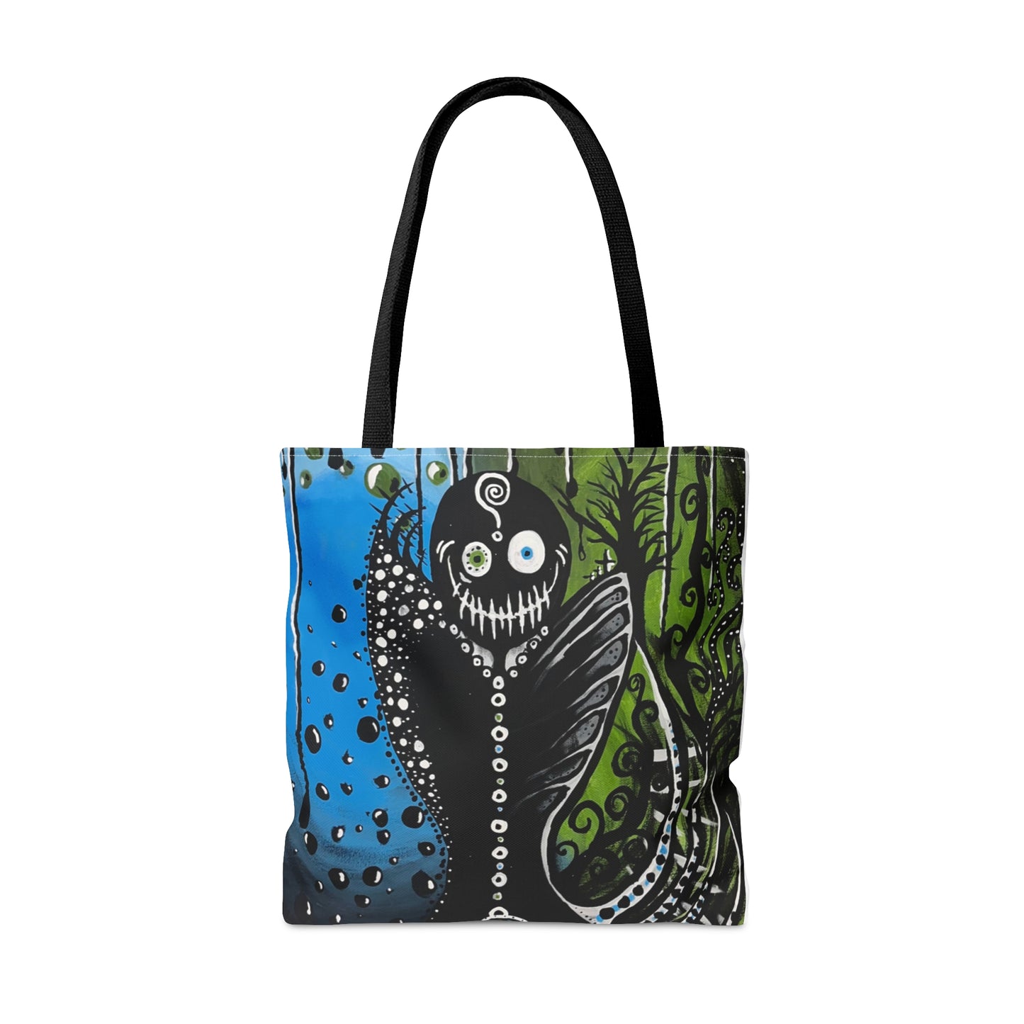 Tote Bag, gothic art, street art, skinny fat, school bag