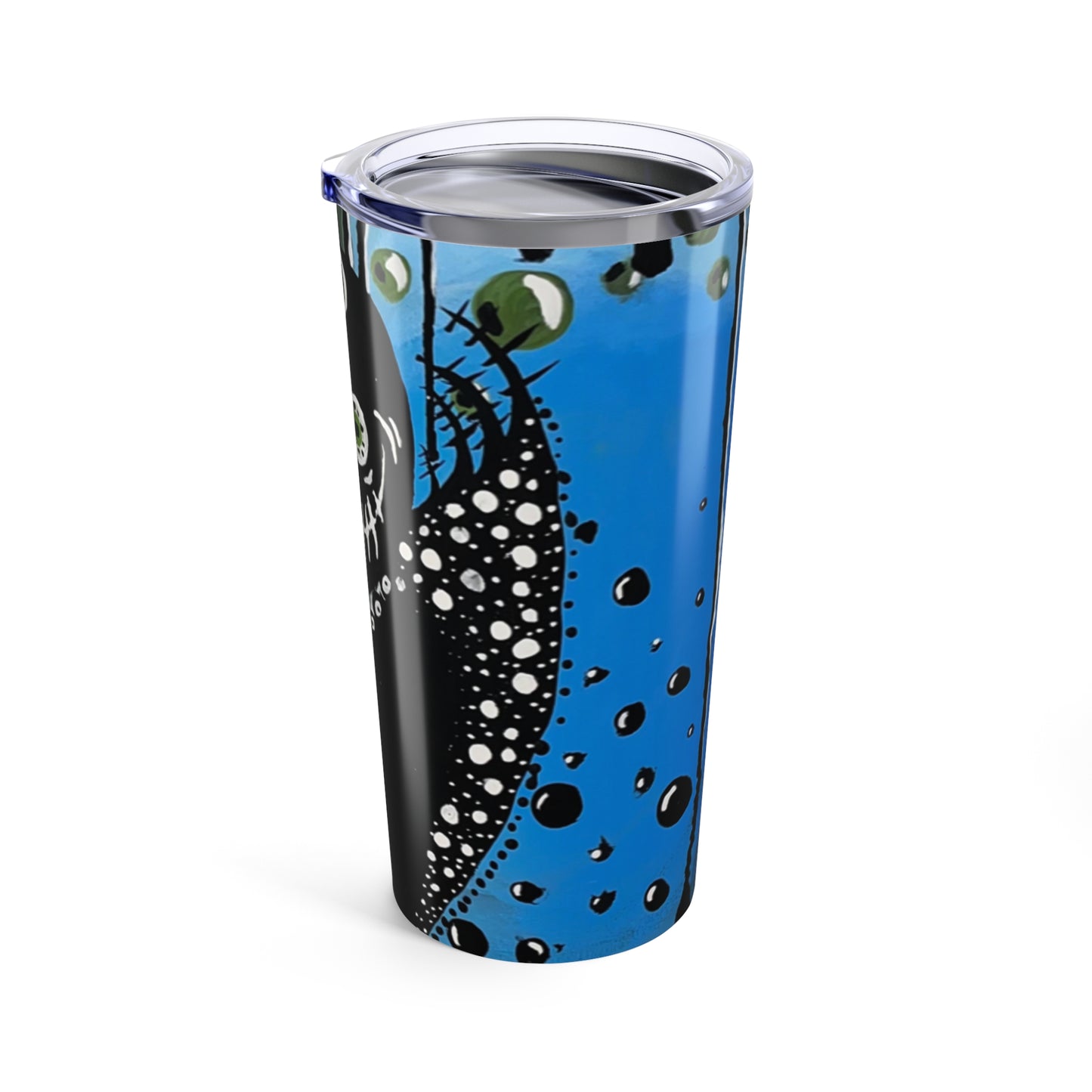 Tumbler 20oz, goth design, skinny fat