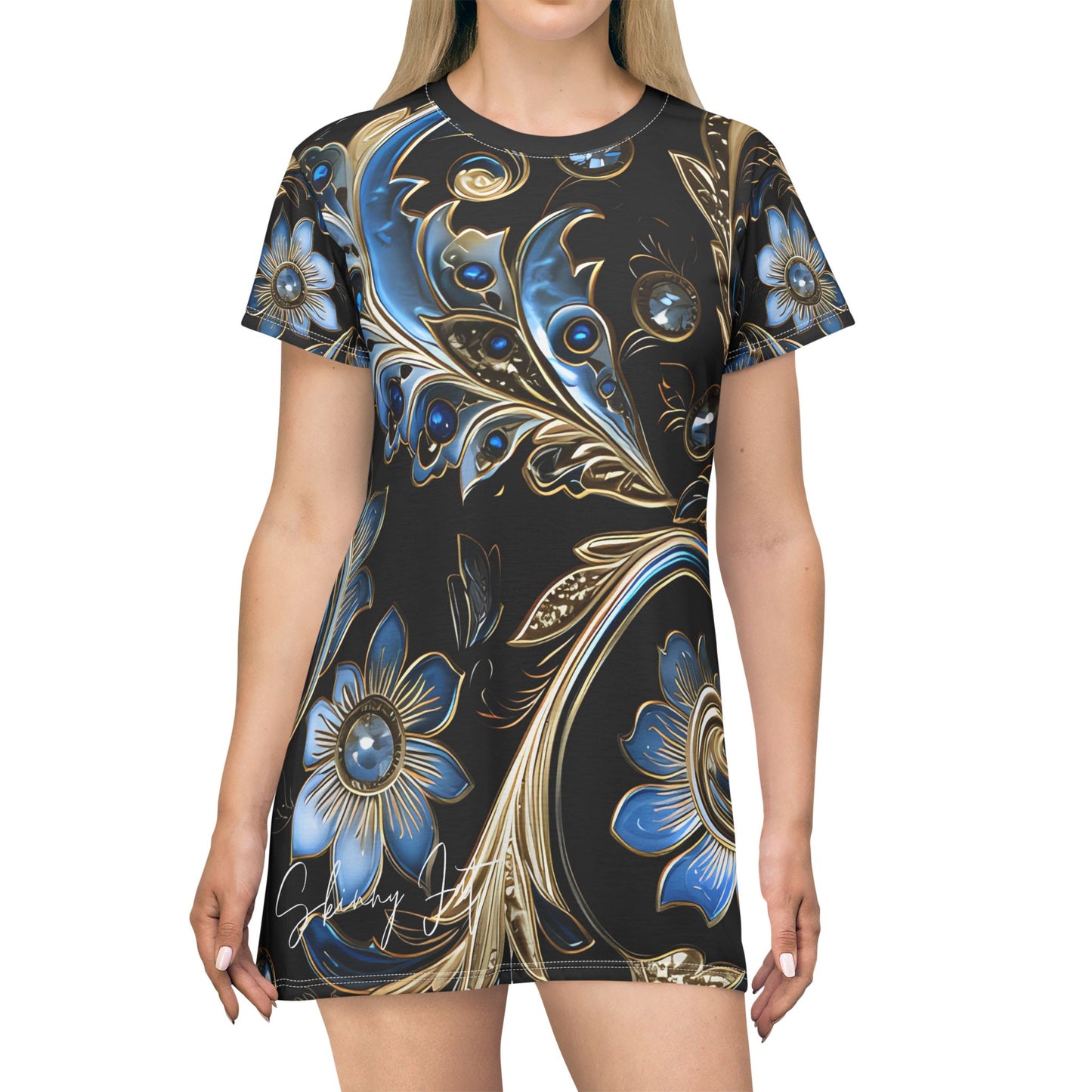 Spring dress T comfortable breathable paisley regal design leisure wear Spring T love of butterflies spring Feminine wear casual womens wear