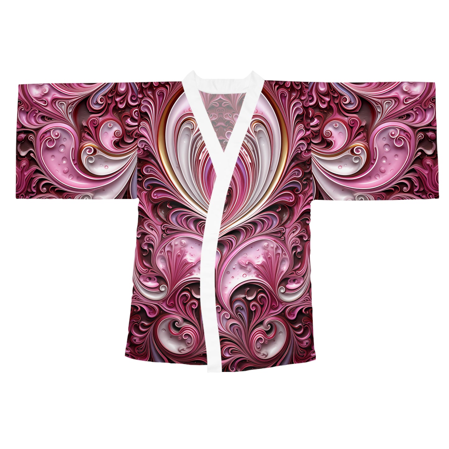 Womens kimono comfortable breathable paisley design leisure wear Spring kimono love of a regal spring Feminine wear casual womens wear