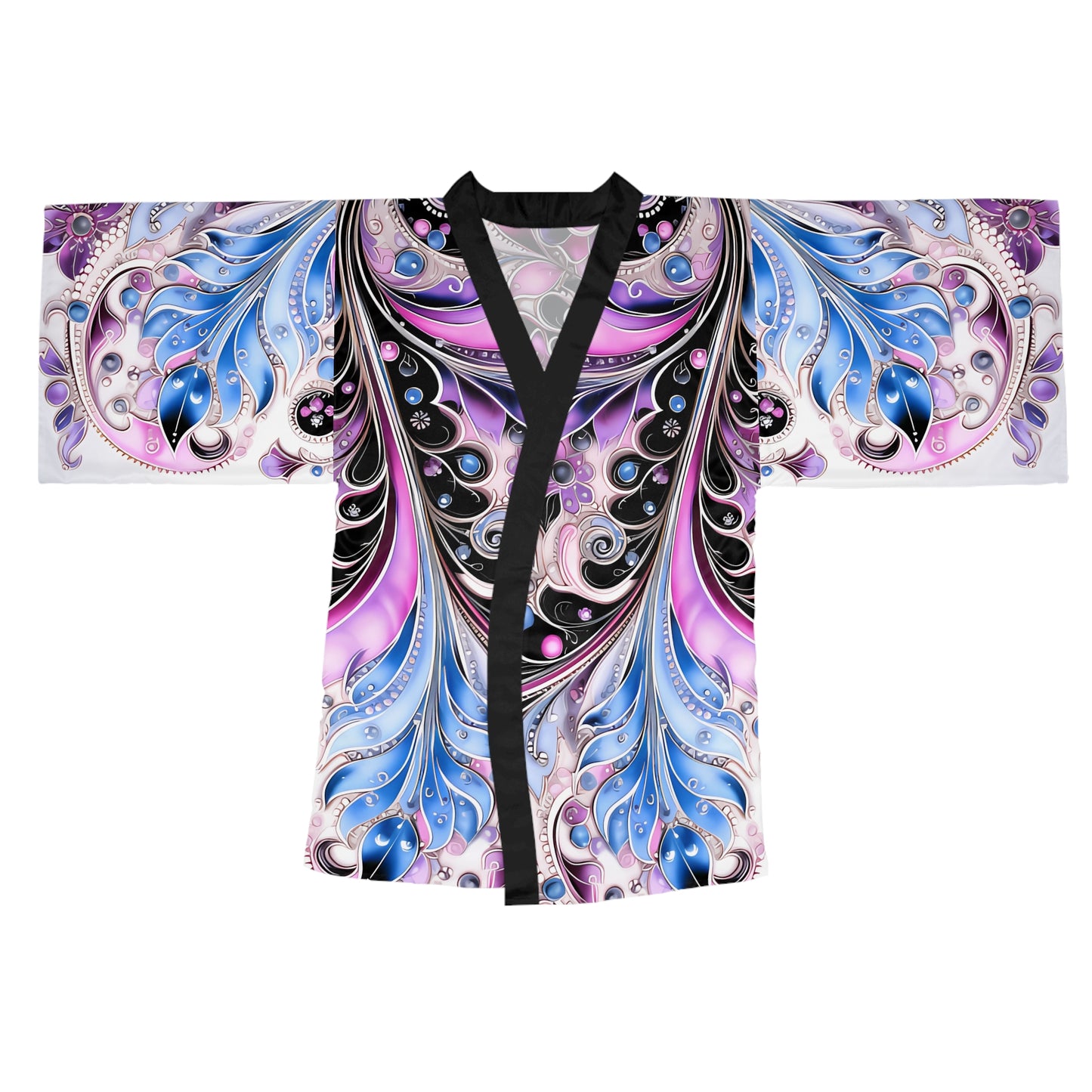 Long Sleeve Kimono Robe (AOP)