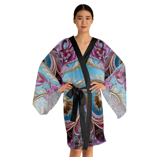 Womens kimono comfortable breathable paisley design leisure wear Spring kimono love of a regal spring Feminine wear casual womens wear