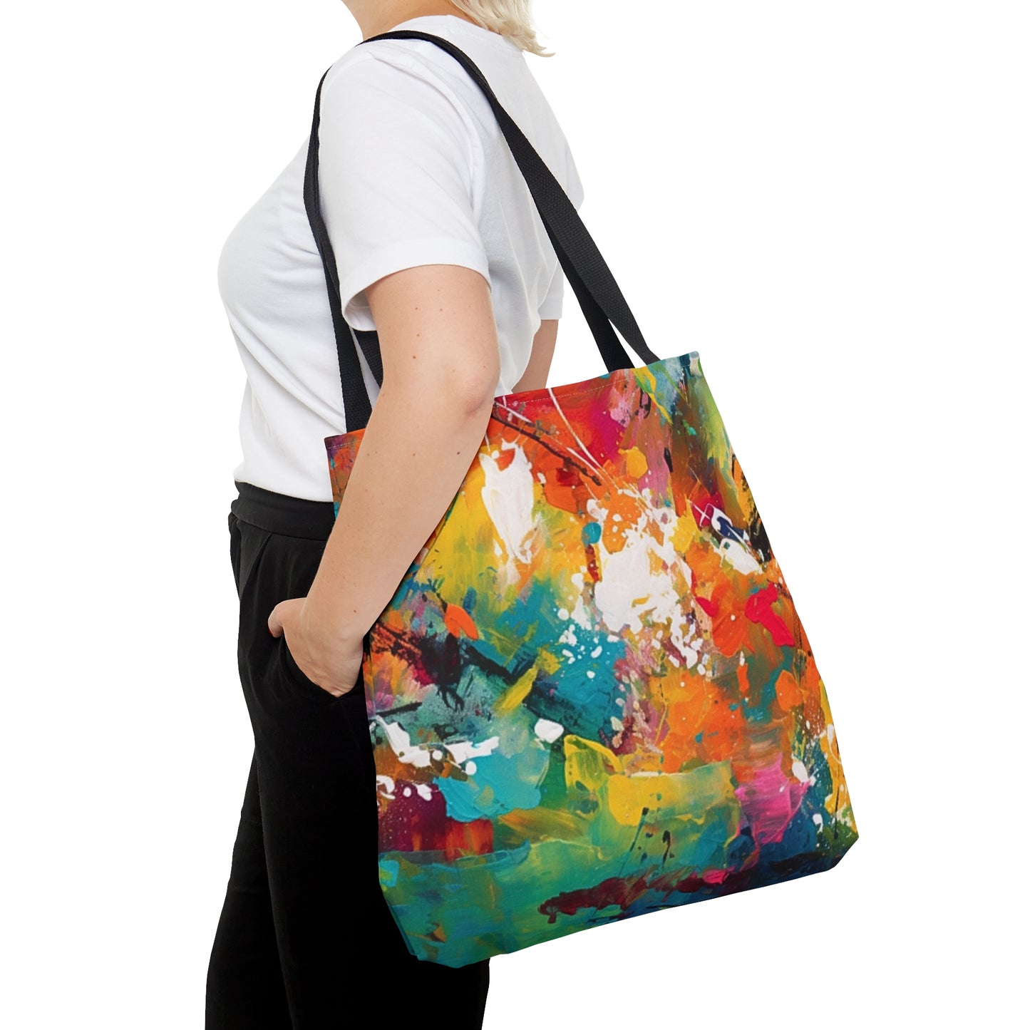 painting teacher Tote Bag, spring time fun, teacher supply bag, paint bag, art bag