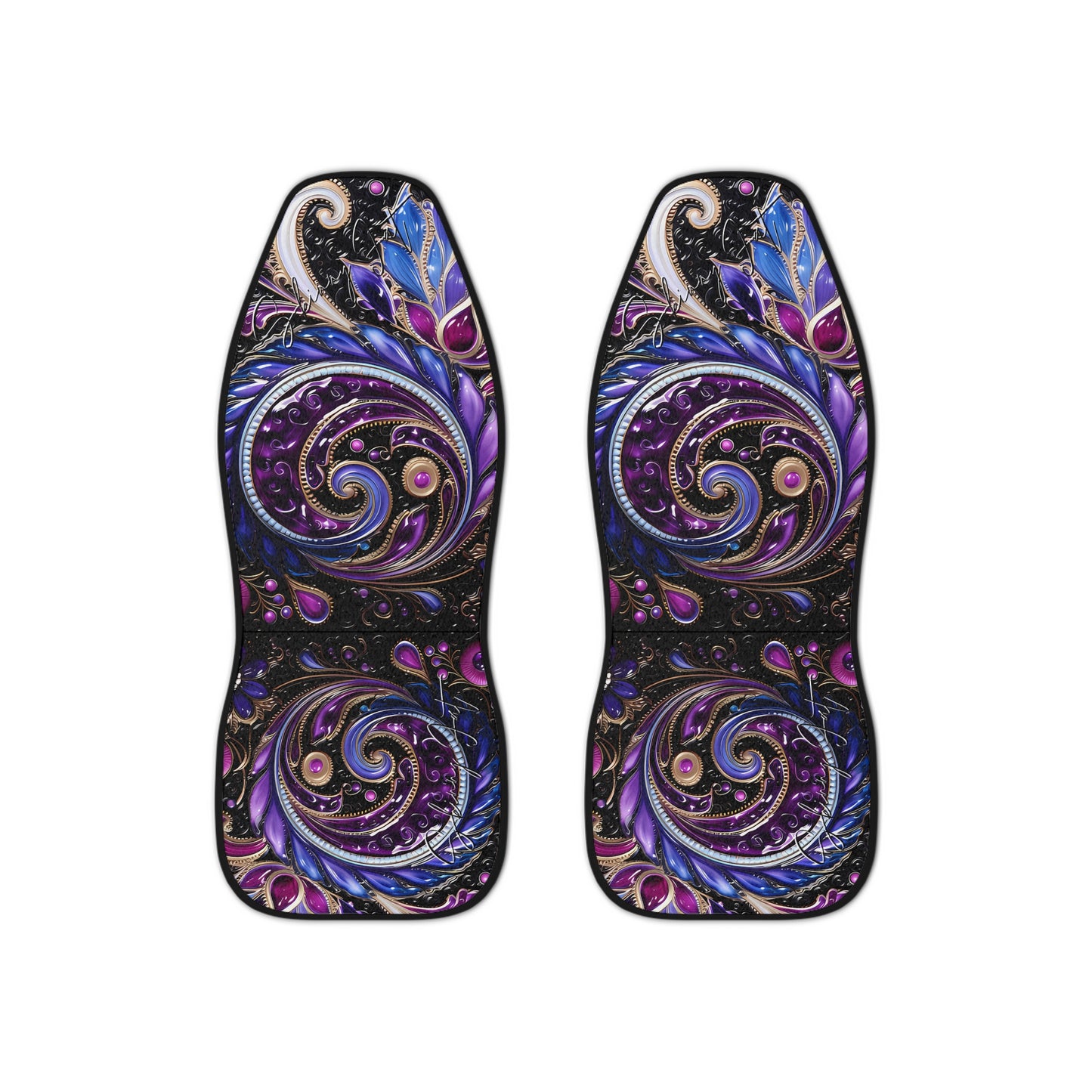 Car Seat Covers with a regal paisley twist Protect your seats with a stylish design made with Ai graphics