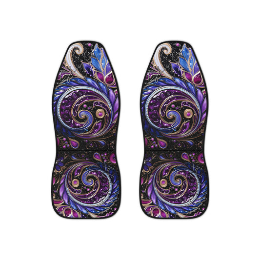 Car Seat Covers with a regal paisley twist Protect your seats with a stylish design made with Ai graphics