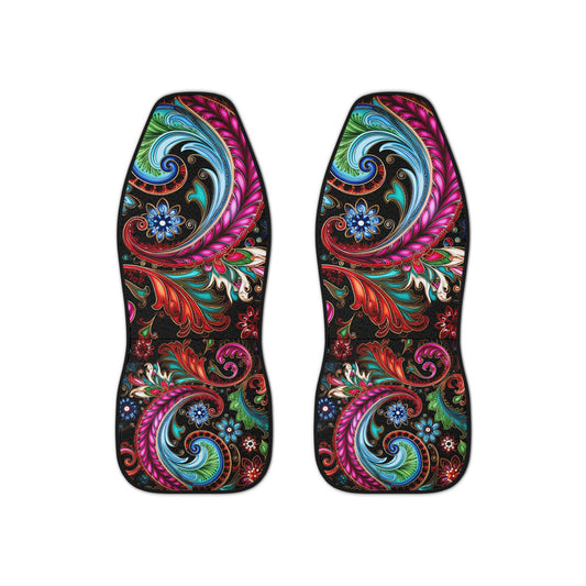 Car Seat Covers with a regal paisley twist Protect your seats with a stylish design made with Ai graphics