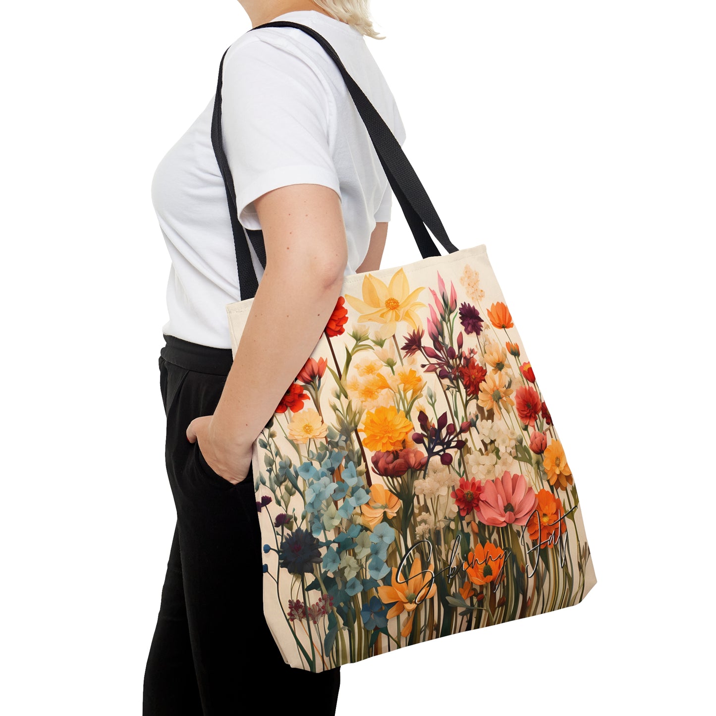 Tote bag for the flower artist lover oil painting inspired Water colour inspired design abstract art tote bag painting tote creative fashion