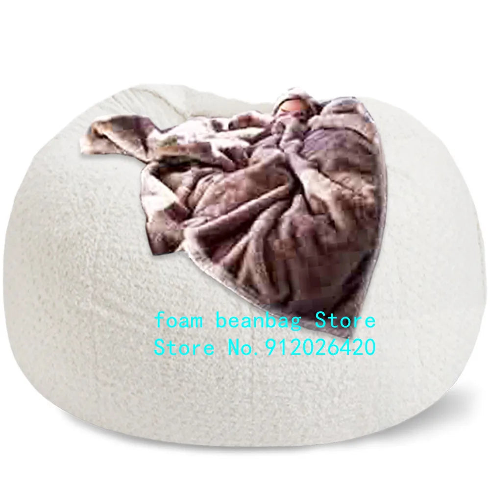 Dropshipping Big Bean Bag Sofa Puff No Filler Floor Seat Futon Lazy Sofa Bed Couch Tatami Comfy Lounge Chair