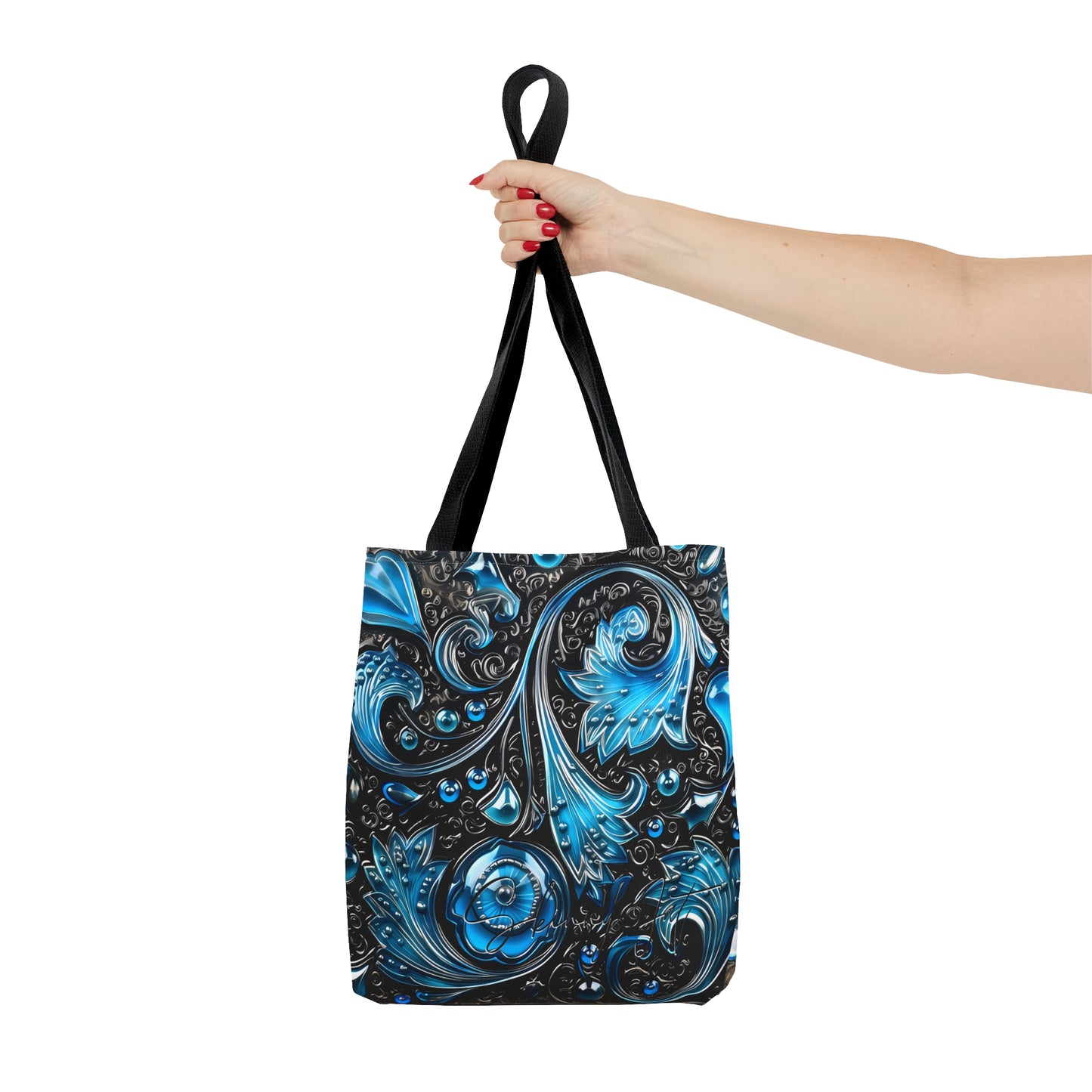 shoppers tote bag purple blue regal paisley inspired Watercolour design abstract art tote bag creative fashion gift for teen artist fashion