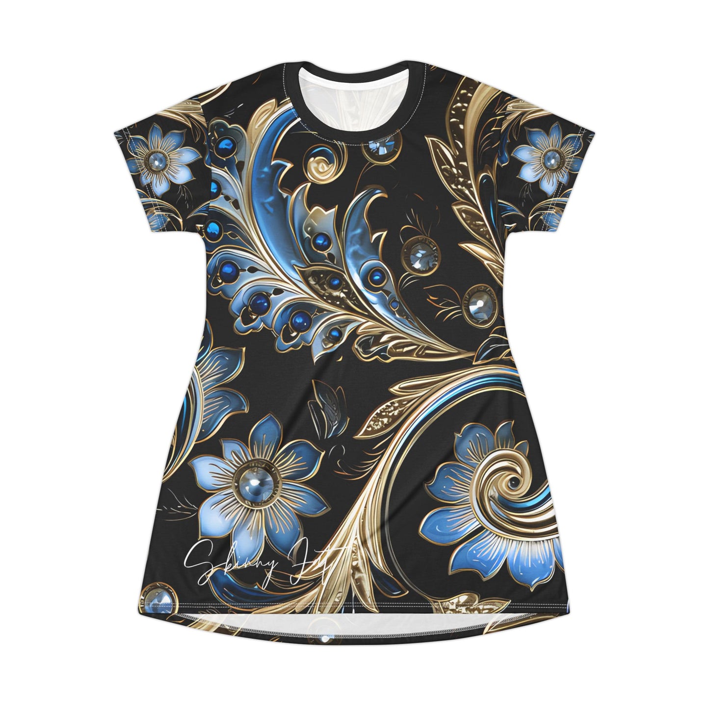 Spring dress T comfortable breathable paisley regal design leisure wear Spring T love of butterflies spring Feminine wear casual womens wear