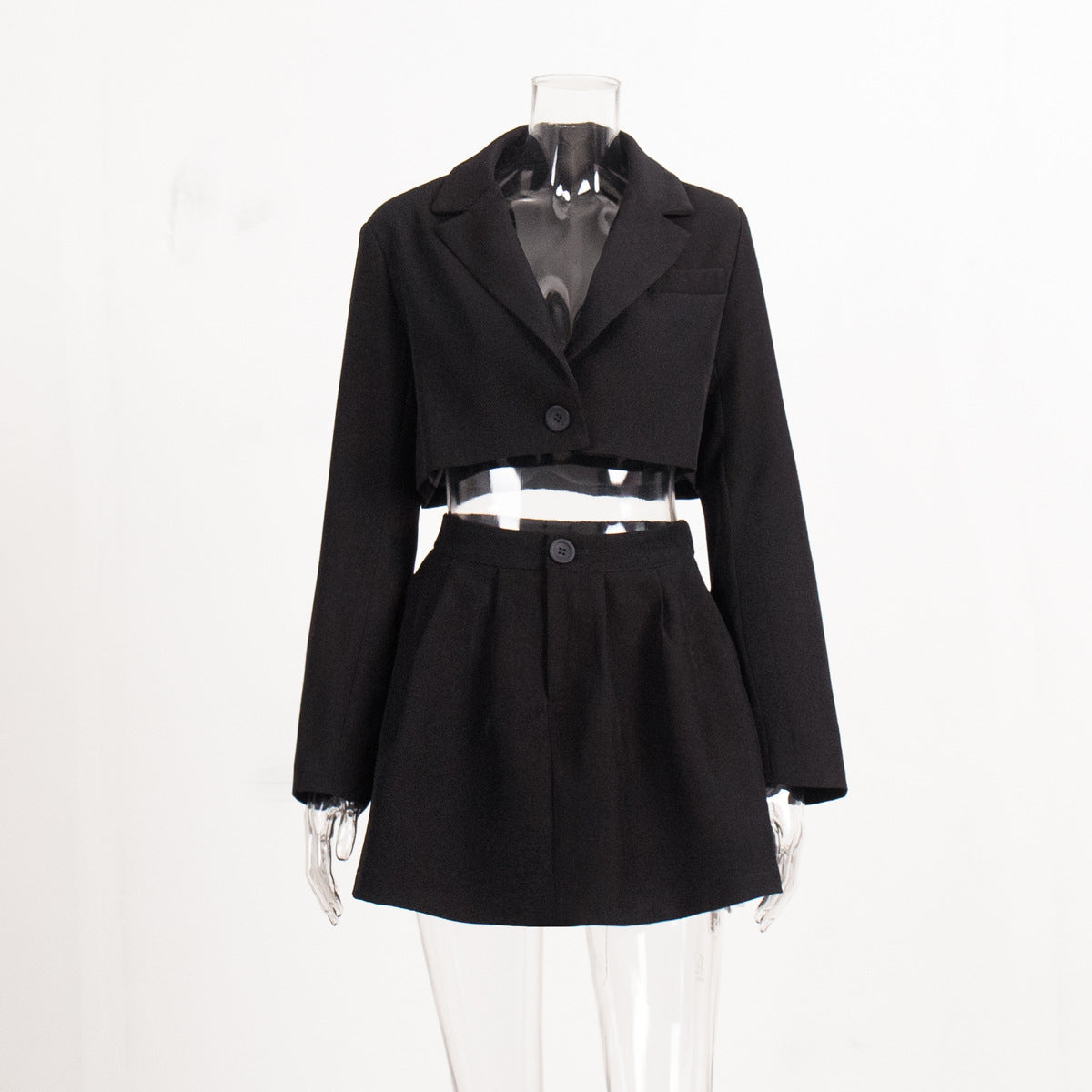 Suit Skirt Suit European and American Y2G Shoulder Lapel