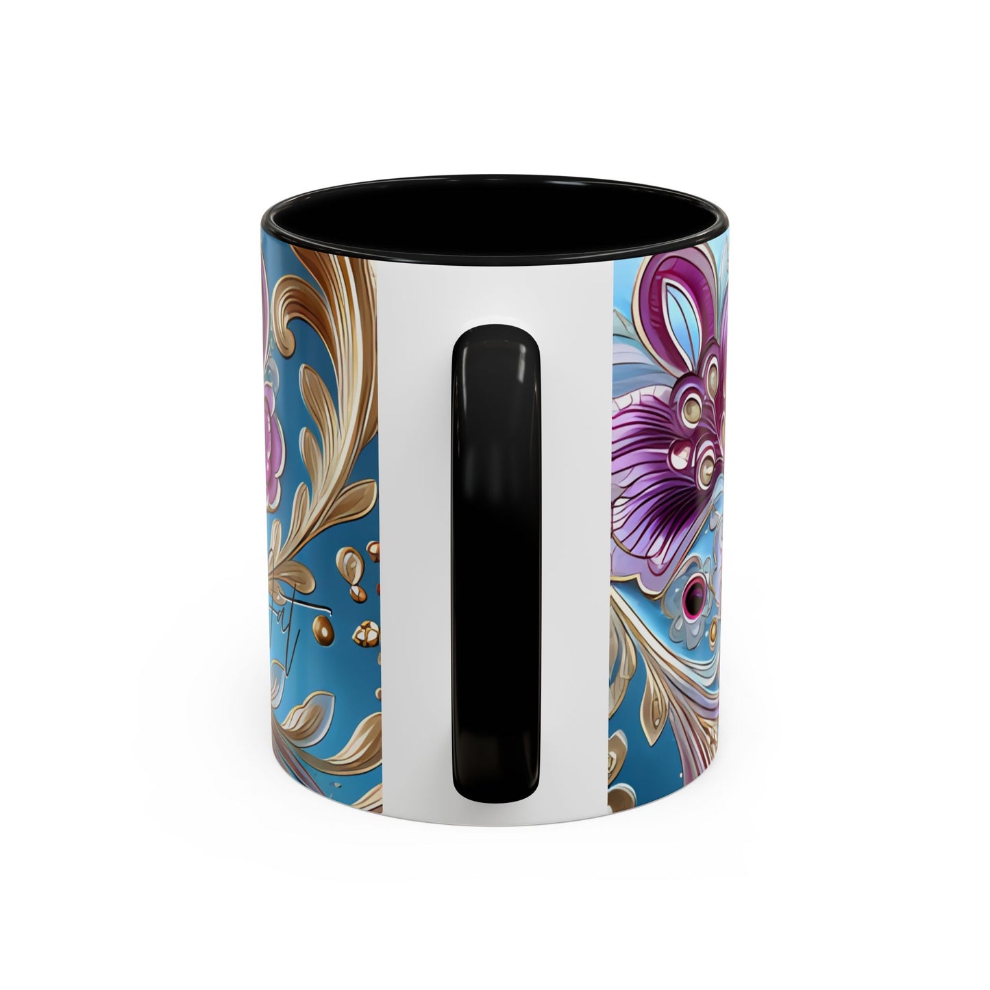 Ceramic coffee mug Ai image printed Hot beverage casual soup cup keeps the pride of Caffine alive with a morning cup of coffee Ai style 11oz