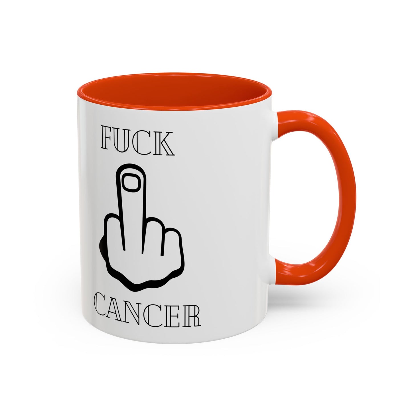 Colorful Mugs, 11oz, cancer cup, down with cancer