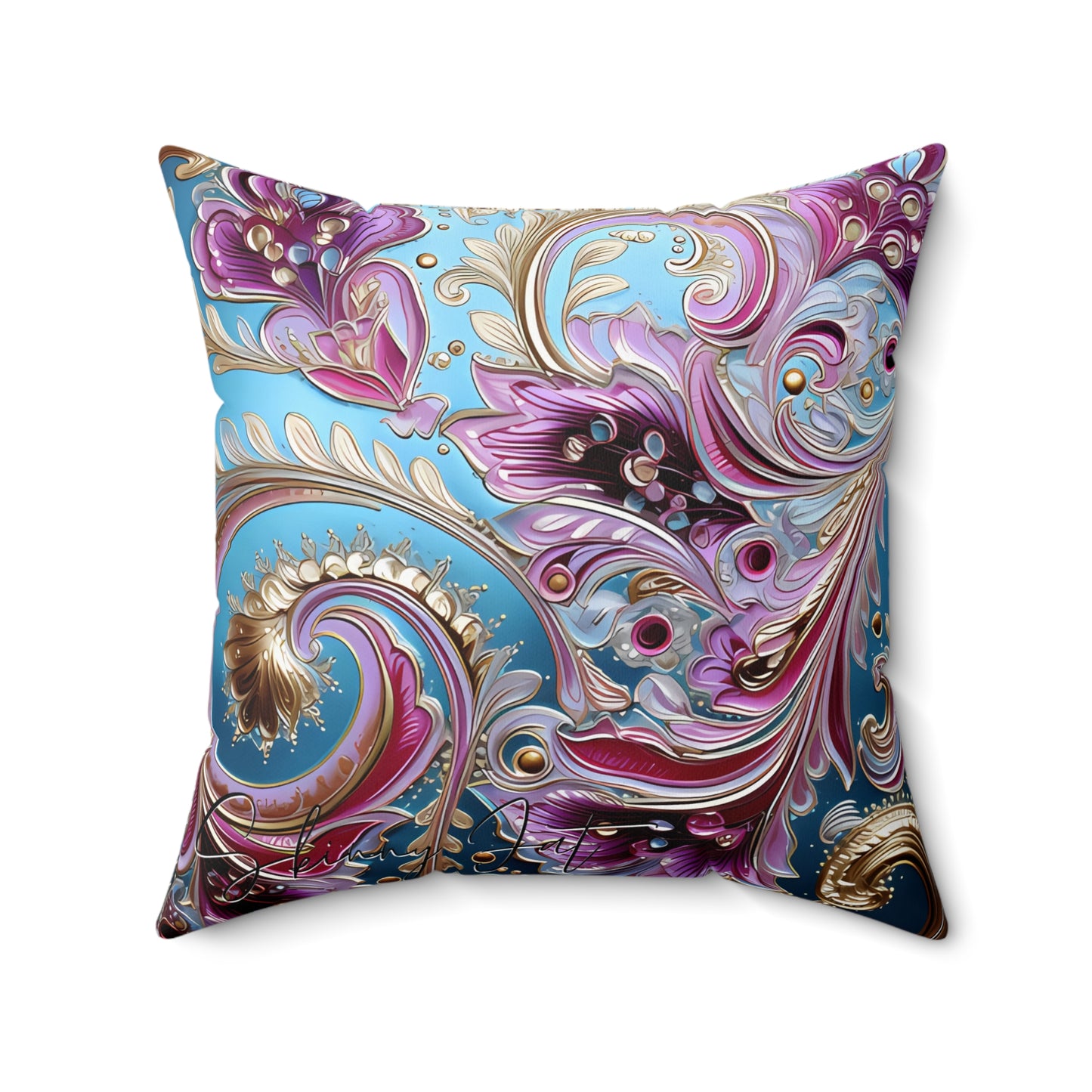 Spun Polyester Square Pillow with Stunning Graphics Innovative Comfort Artificial Intelligence in Every Thread gift for everyone