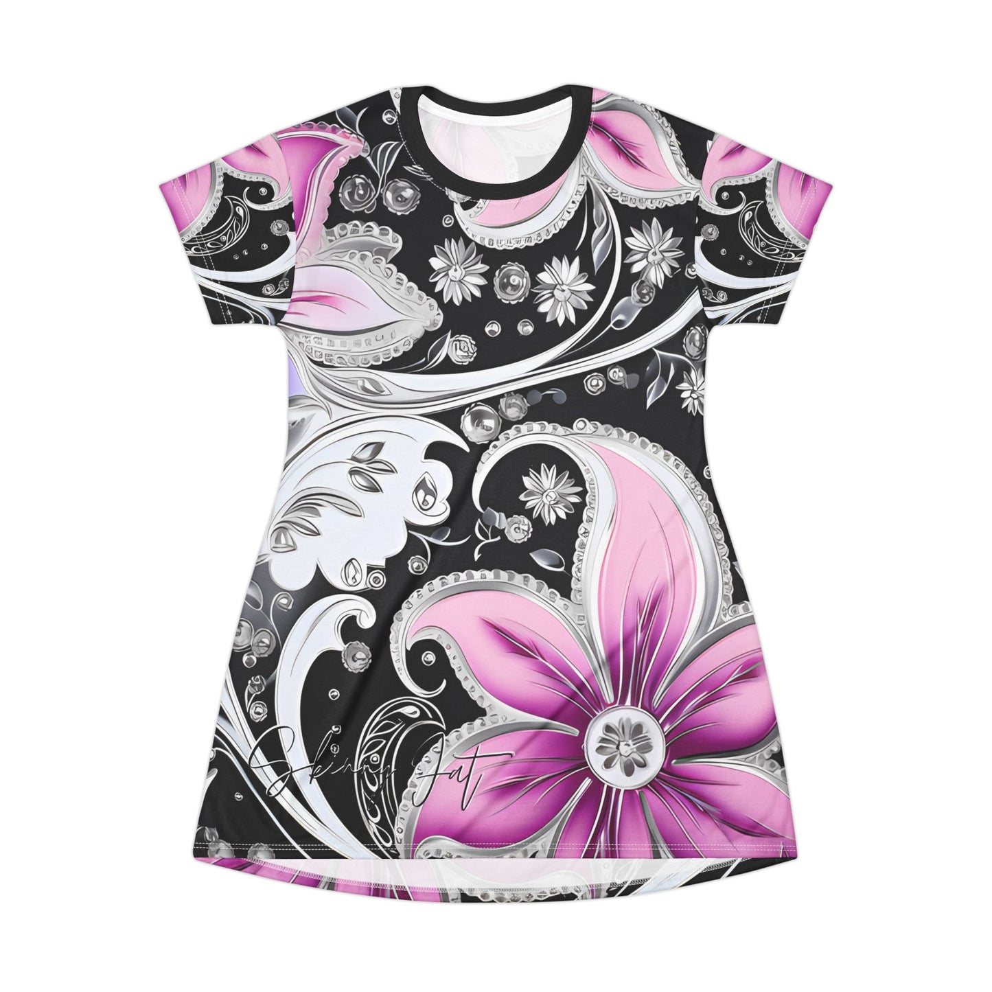 Dress T comfortable breathable paisley regal design leisure wear Spring T love of butterflies spring Feminine wear casual womens wear