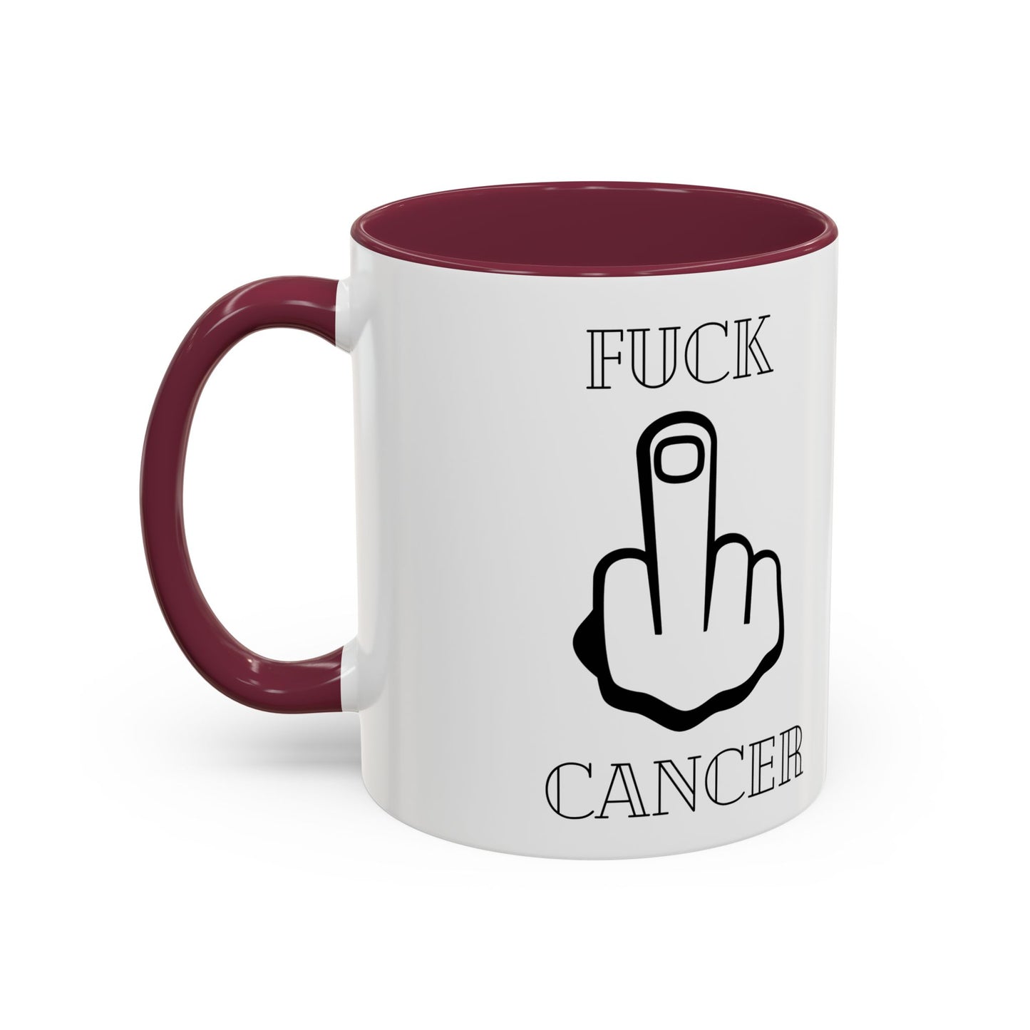 Colorful Mugs, 11oz, cancer cup, down with cancer