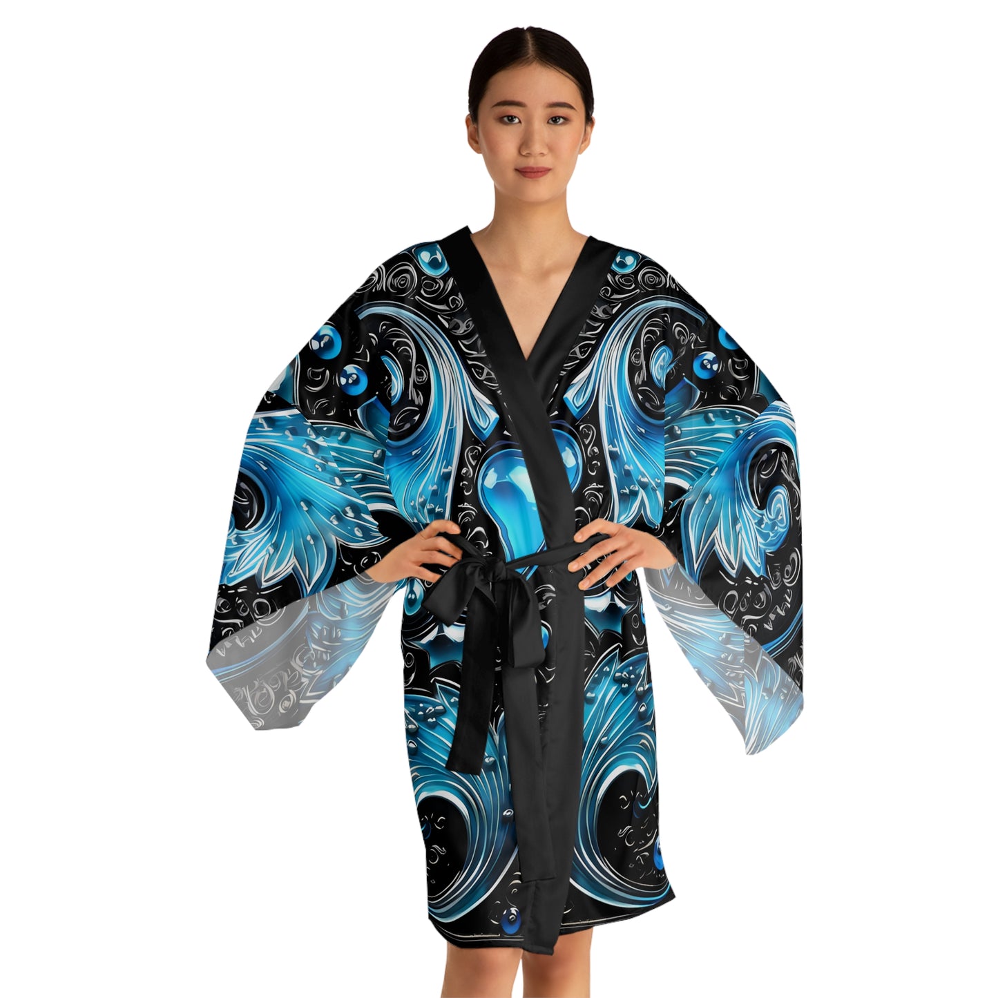 Womens kimono comfortable breathable paisley design leisure wear Spring kimono love of a regal spring Feminine wear casual womens wear