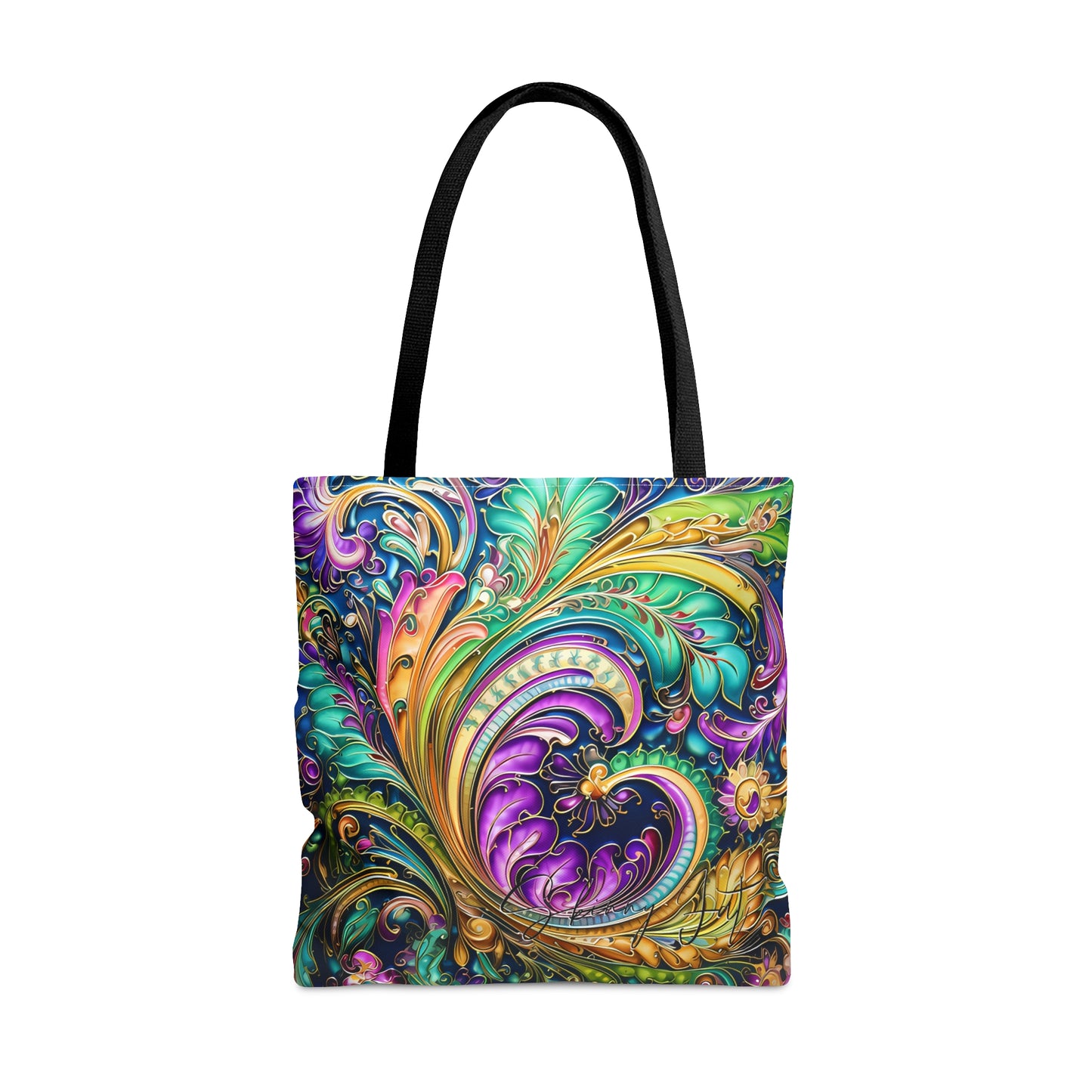 Tote bag for the flower artist lover oil painting inspired Water colour inspired design abstract art tote bag painting tote creative fashion