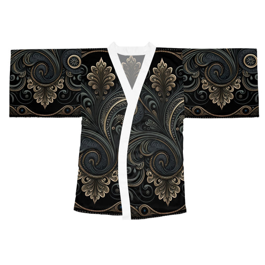 Womens kimono comfortable breathable paisley design leisure wear Spring kimono love of a regal spring Feminine wear casual women's wear