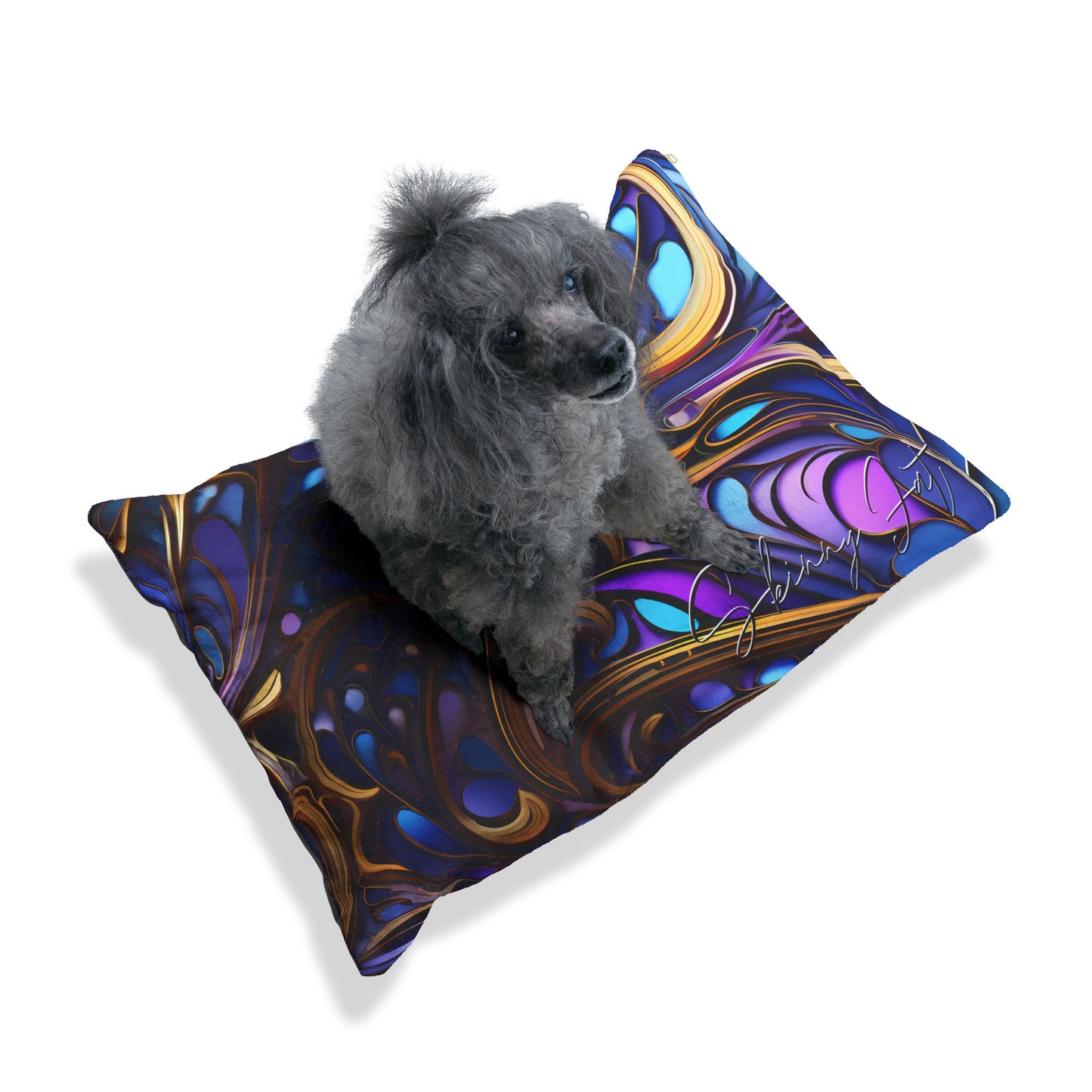 Pet bed Where Comfort Meets AI, Unveiling Our Signature AI Graphics Print Pet Bed gift