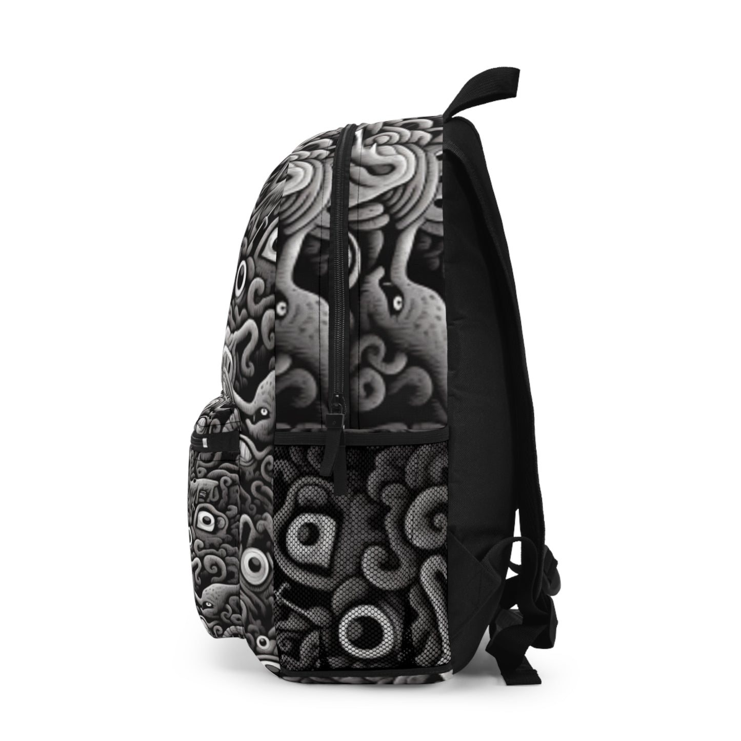 Shoulder bag Backpack for trippy art lovers Ai graphic inspired imagery Ai graphics back pack Back to school vibe Unisex make up Backpack