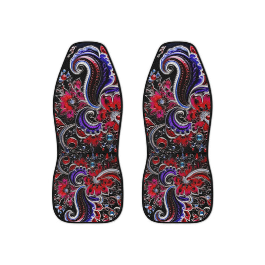 Car Seat Covers with a regal paisley twist Protect your seats with a stylish design made with Ai graphics