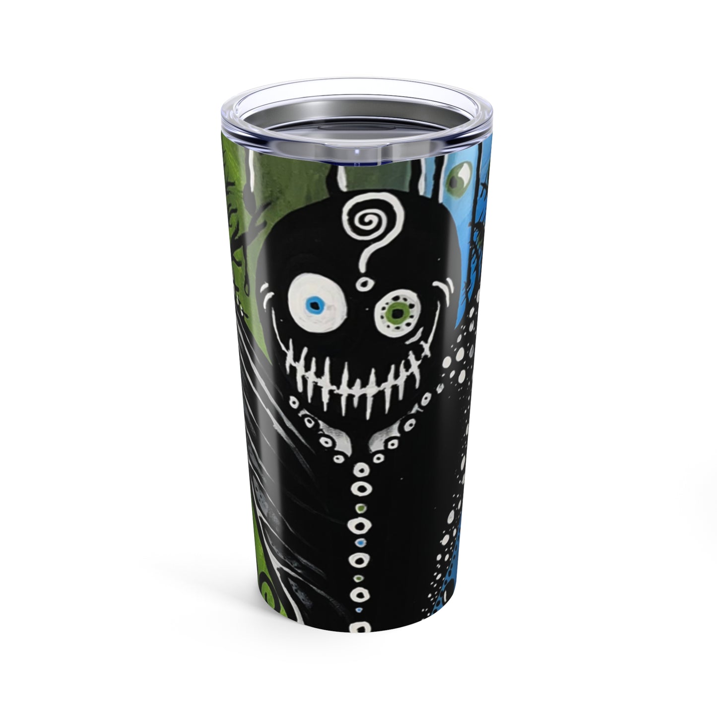 Tumbler 20oz, goth design, skinny fat