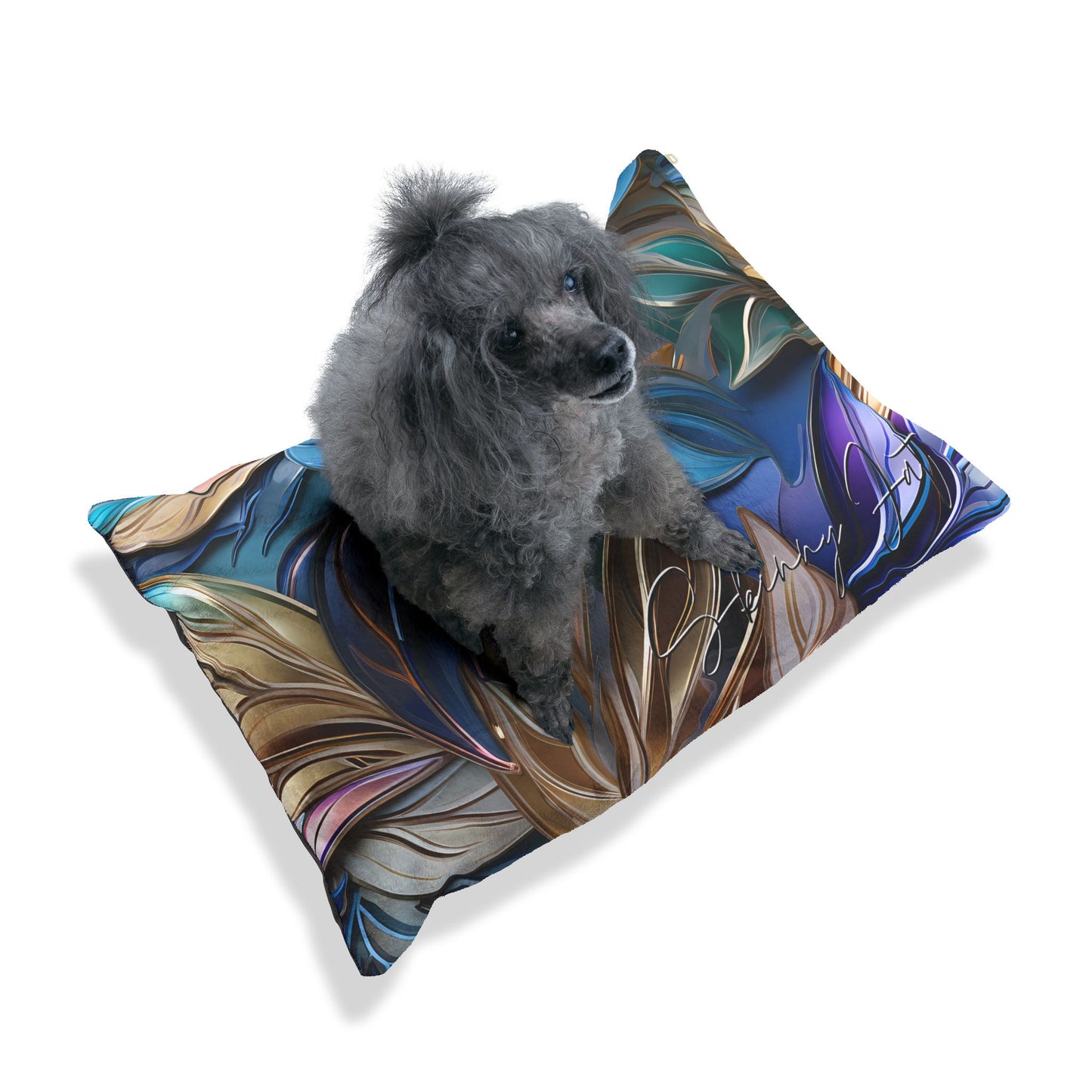 Pet bed Where Comfort Meets fuzzy AI Signature Graphics Printed Pet Bed gift Custom Pet Personalized Pillow Pet Gift square shaped pillow