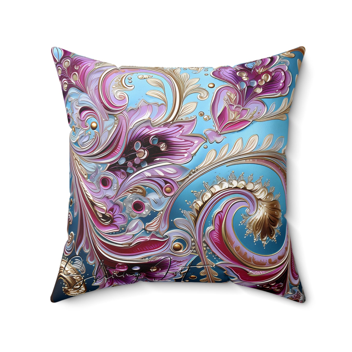 Spun Polyester Square Pillow with Stunning Graphics Innovative Comfort Artificial Intelligence in Every Thread gift for everyone