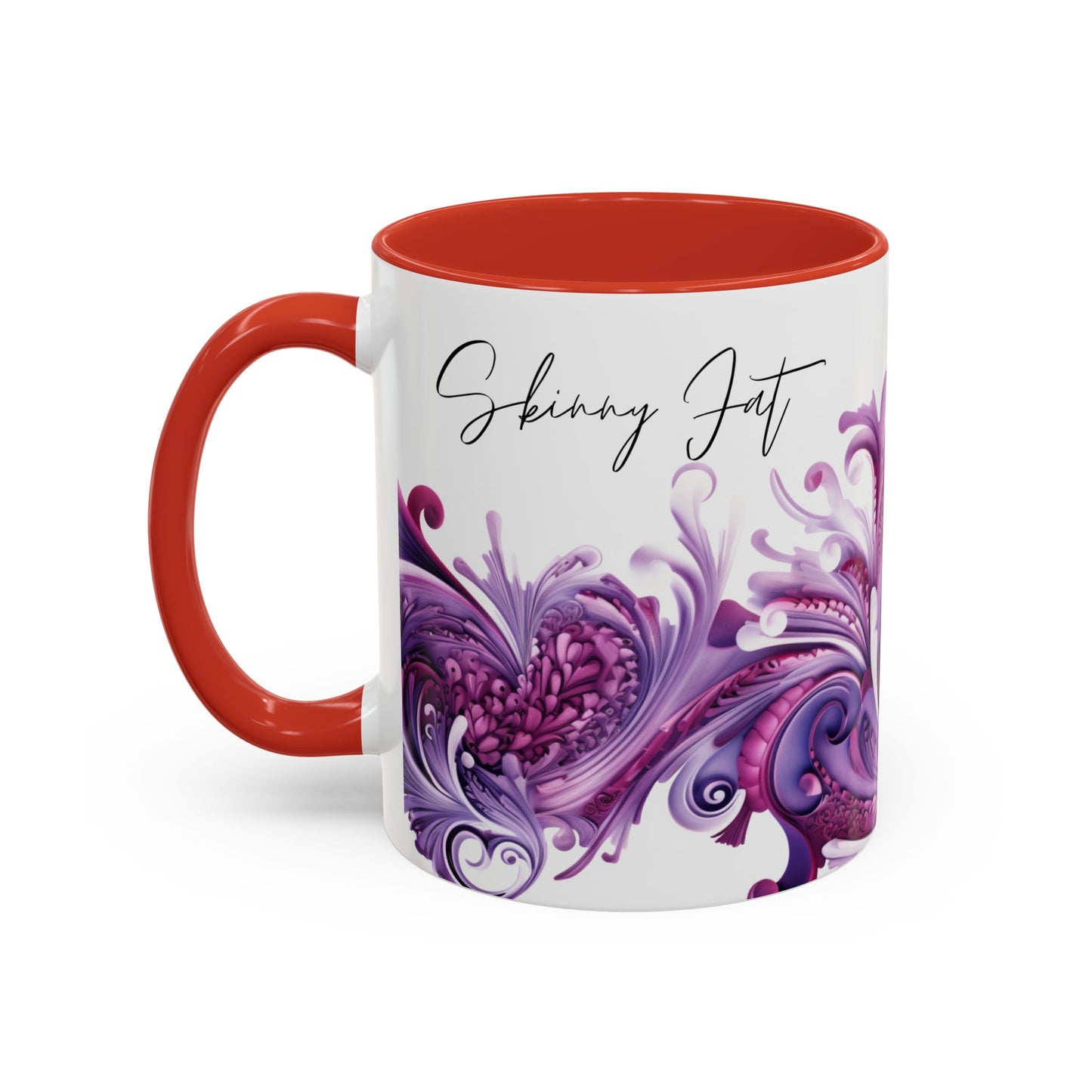 Coffee mug Paisley print ceramic Hot beverage casual soup cup keep the caffeine life alive with a morning drink of coffee regal style 11oz