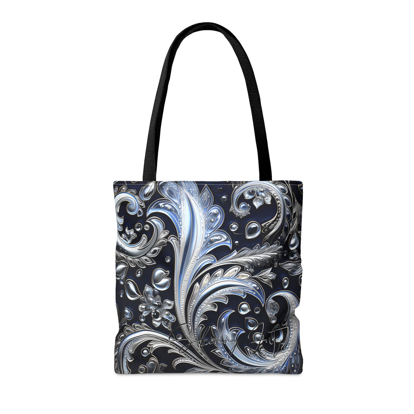 shoppers tote bag purple blue regal paisley inspired Watercolour design abstract art tote bag creative fashion gift for teen artist fashion