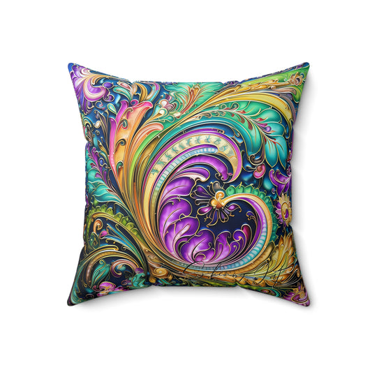 Spun Polyester Square Pillow