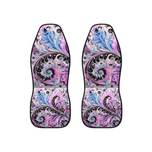 Car Seat Covers with a regal paisley twist Protect your seats with a stylish design made with Ai graphics