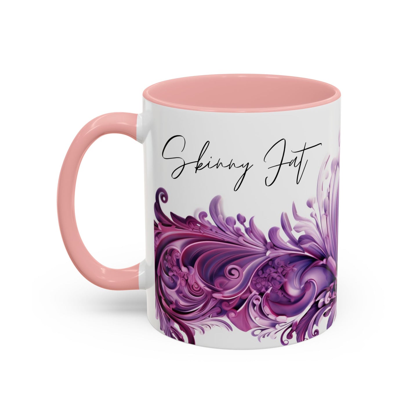 Coffee mug Paisley print ceramic Hot beverage casual soup cup keep the caffeine life alive with a morning drink of coffee regal style 11oz