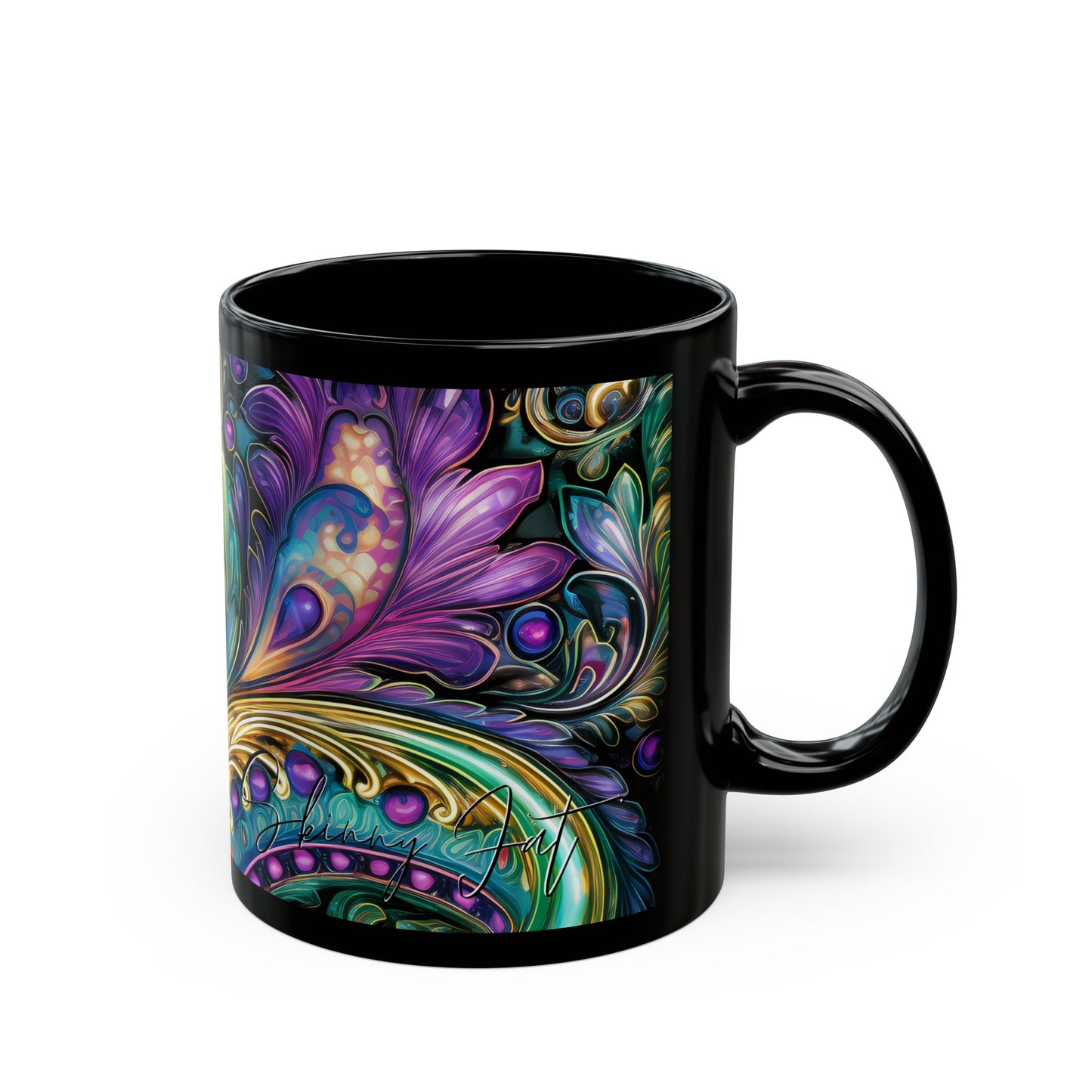 Ceramic coffee mug Ai image printed Hot beverage casual soup cup keeps the pride of Caffine alive with a morning cup of coffee Ai style 11oz