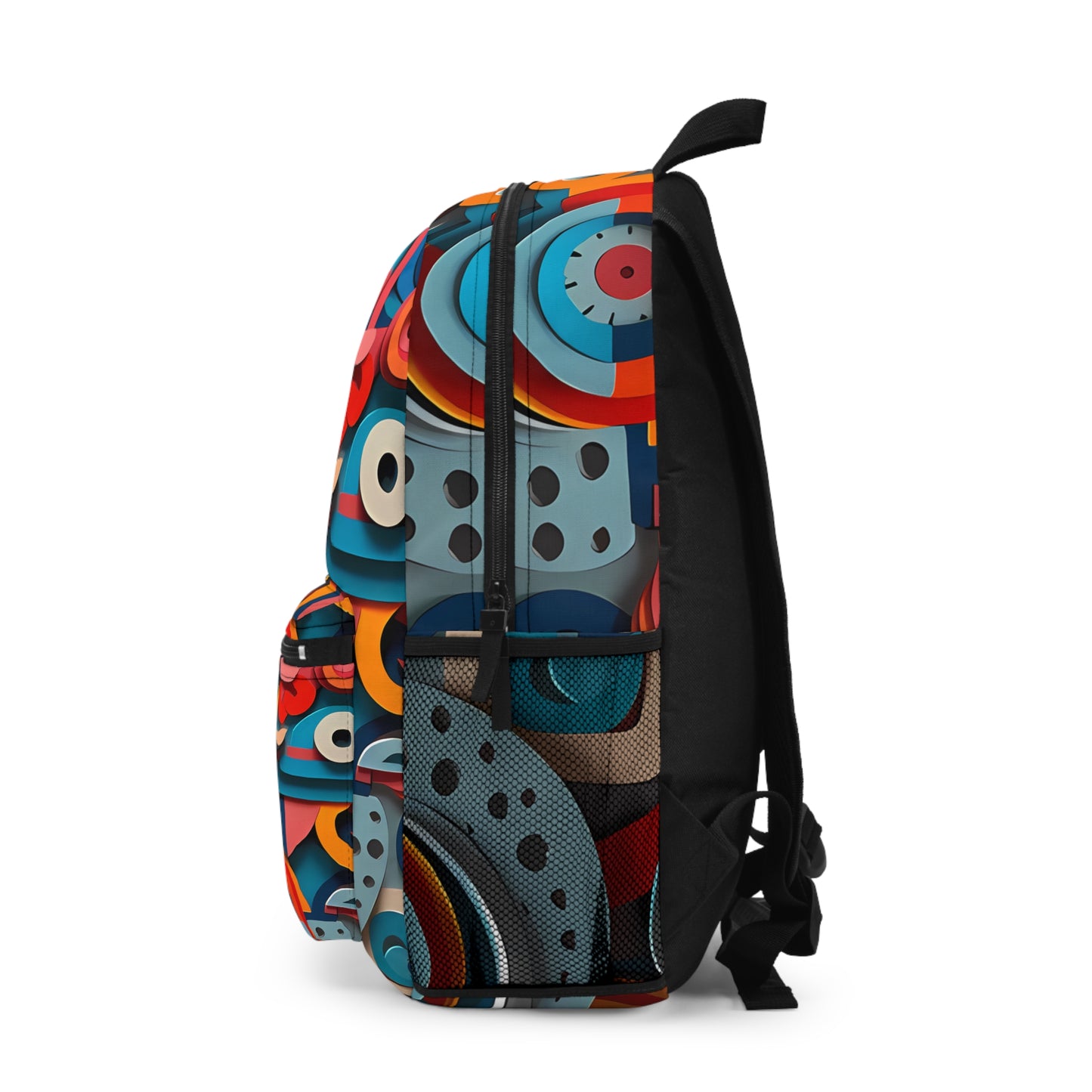 Shoulder bag Backpack for trippy art lovers Ai graphic inspired imagery Ai art back pack Back to school vibe Unisex make up Backpack