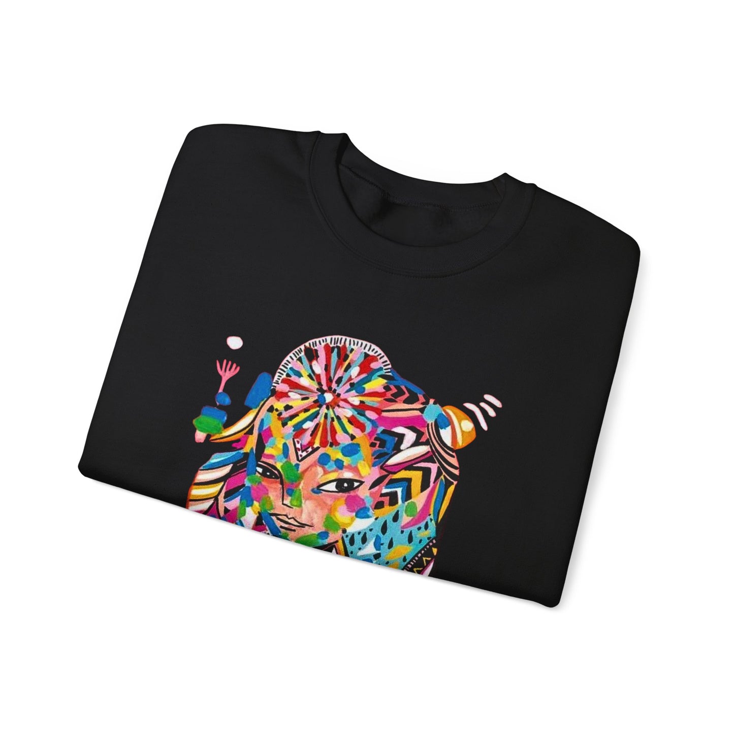 Crewneck Sweatshirt street art as a gift for anyone printed on a fashionable sweater back to school style sweat T