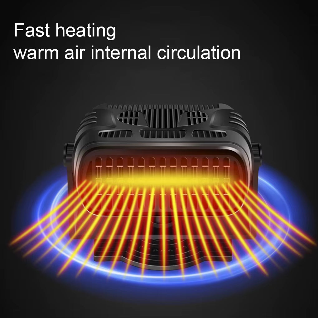 Heating Fan Car Heater Windshield Defogger Long-Lasting Handily Install Vehicle Accessories Window Defrost 24V