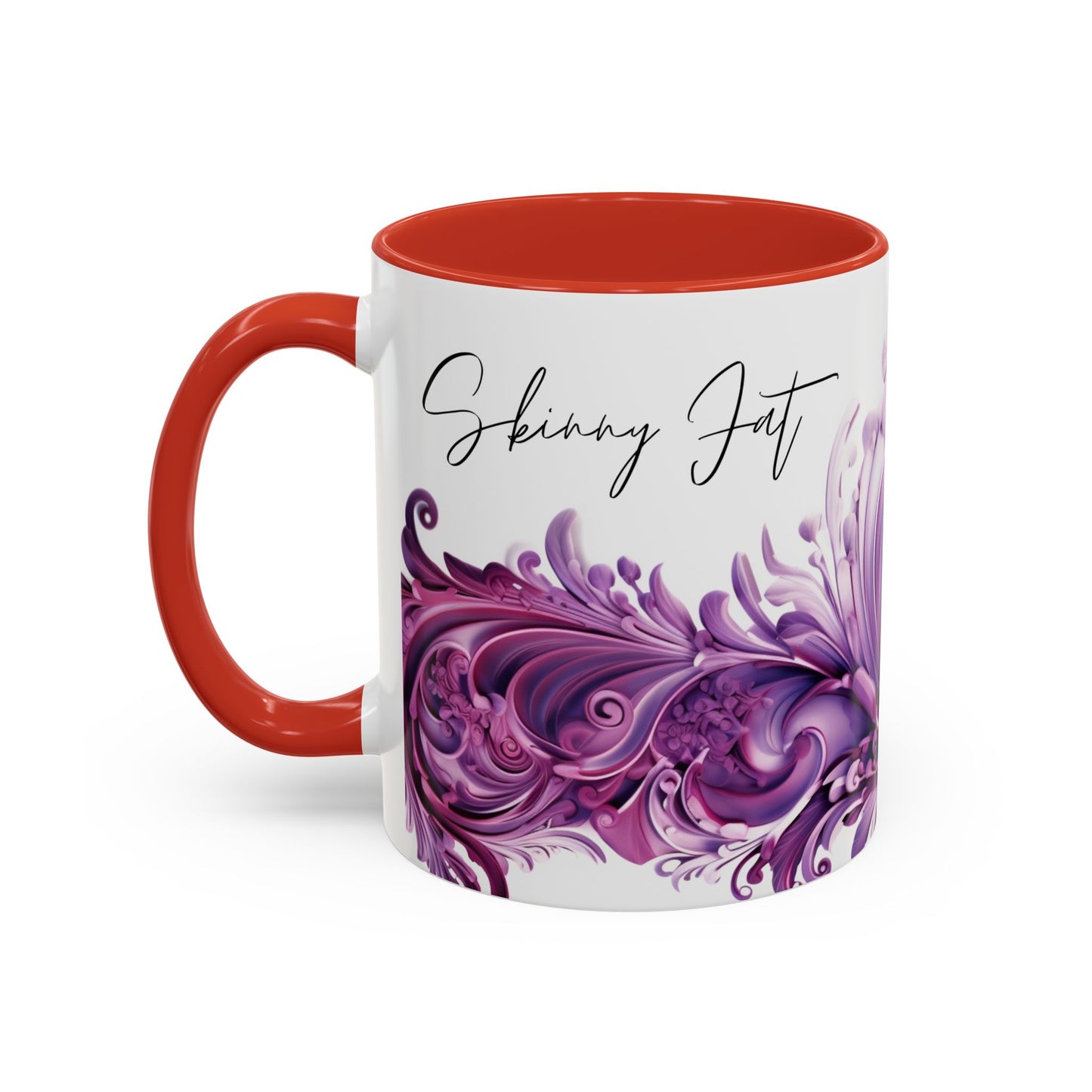 Coffee mug Paisley print ceramic Hot beverage casual soup cup keep the caffeine life alive with a morning drink of coffee regal style 11oz