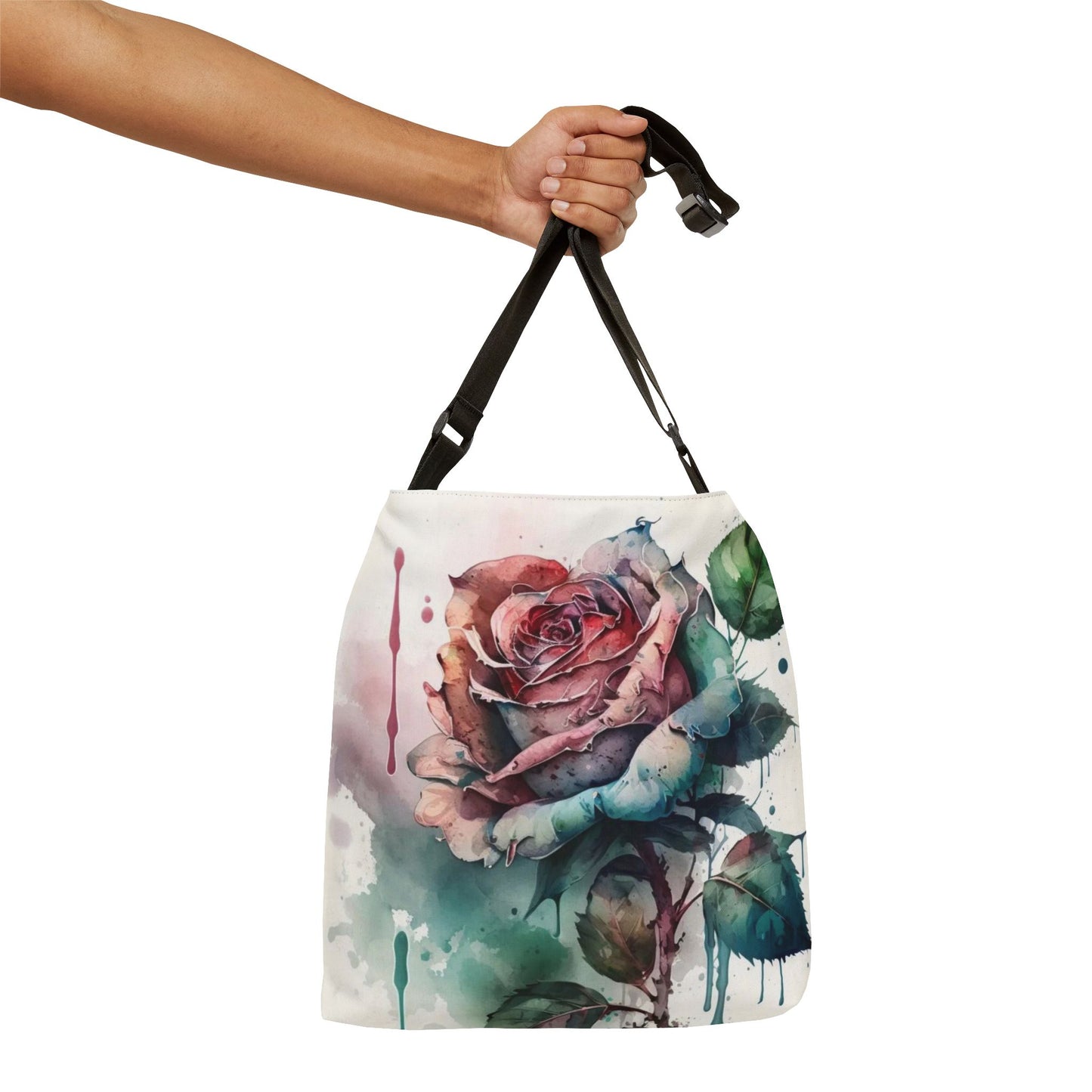 Tote bag for the flower artist lover oil painting inspired Water colour inspired design abstract art tote bag painting tote creative fashion