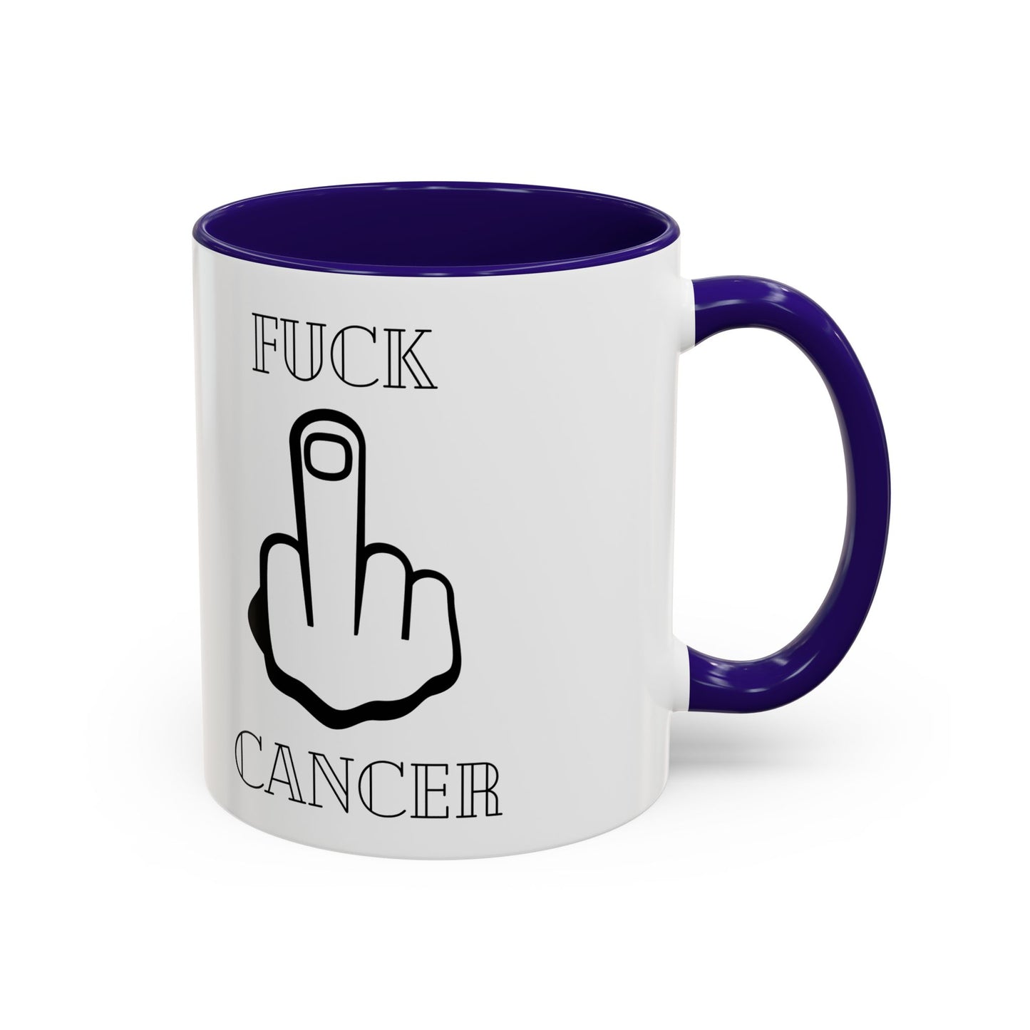 Colorful Mugs, 11oz, cancer cup, down with cancer