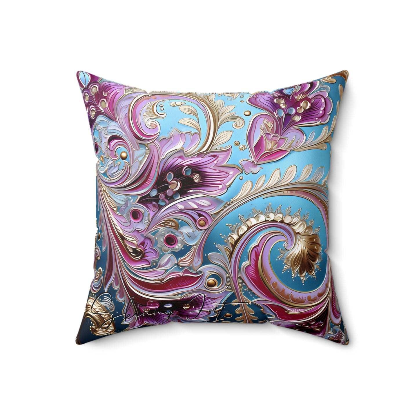 Spun Polyester Square Pillow with Stunning Graphics Innovative Comfort Artificial Intelligence in Every Thread gift for everyone