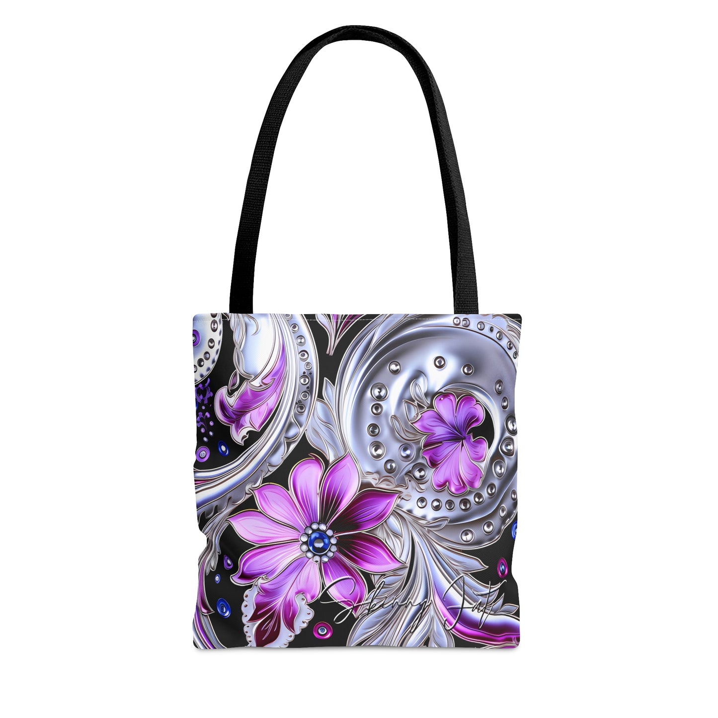 shoppers tote bag purple blue regal paisley inspired Watercolour design abstract art tote bag creative fashion gift for teen artist fashion