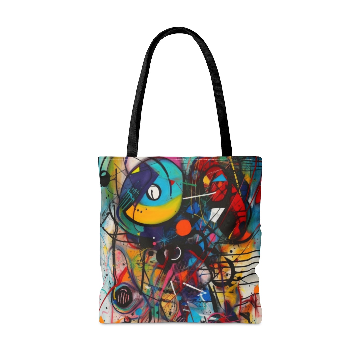 Carry Your Artistic Style Everywhere with Our Vibrant Abstract Art Design Tote Bag, Contemporary art design, Artistic flair to bag, tote bag