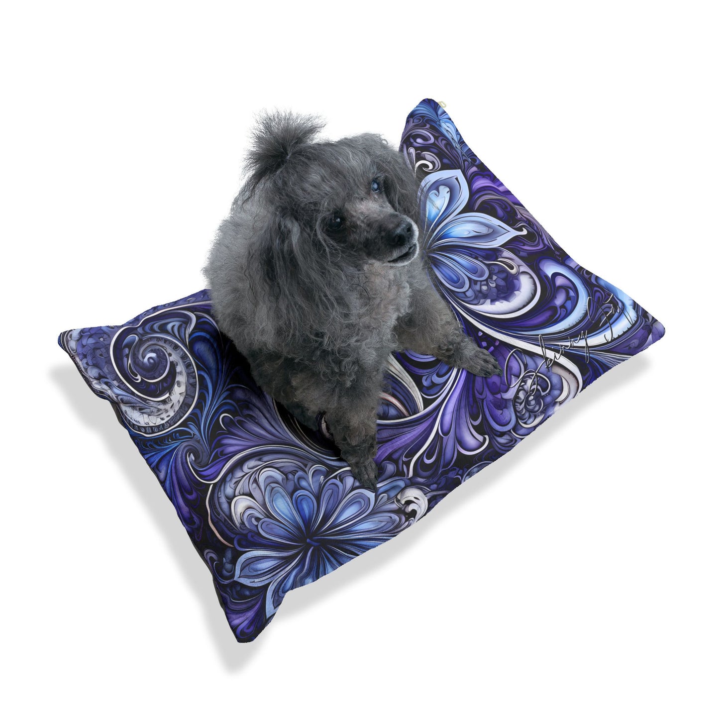 Pet bed Where Comfort Meets fuzzy AI Signature Graphics Printed Pet Bed gift Custom Pet Personalized Pillow Pet Gift square shaped pillow