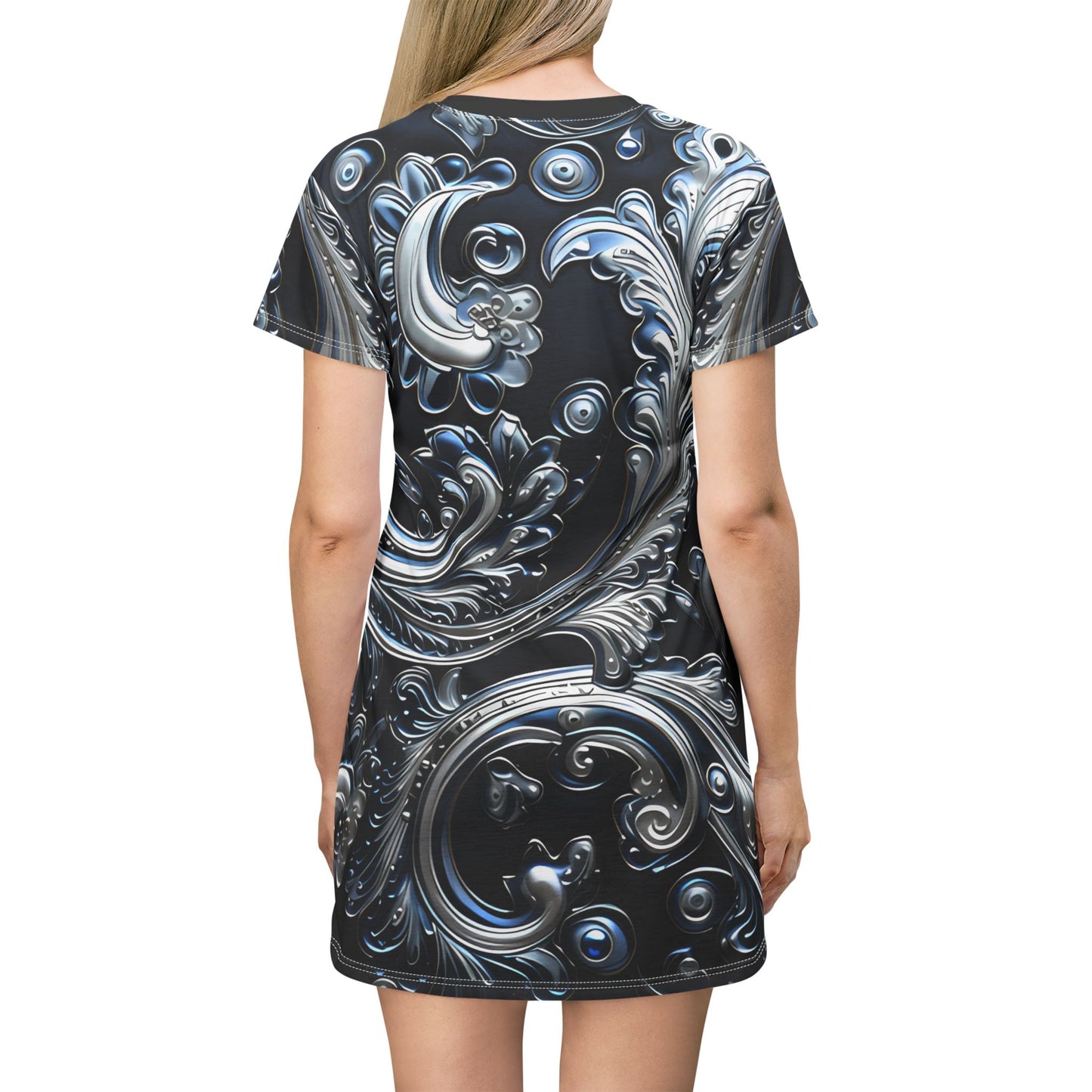 Dress T pjamas comfortable breathable paisley regal design leisure wear Spring T love of butterflies spring Feminine wear casual womens wear