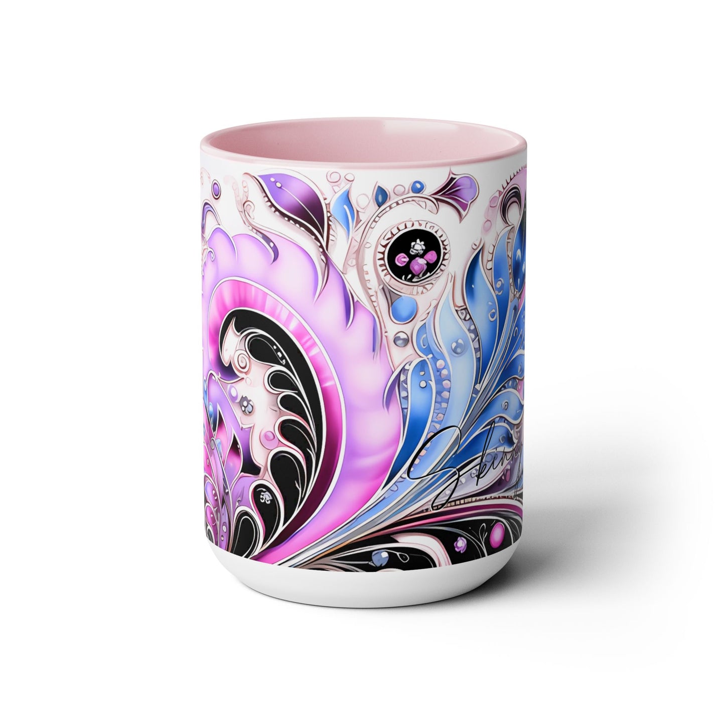 Ceramic coffee mug Ai image printed Hot beverage casual soup cup keeps the pride of Caffine alive with a morning cup of coffee Ai style 15oz